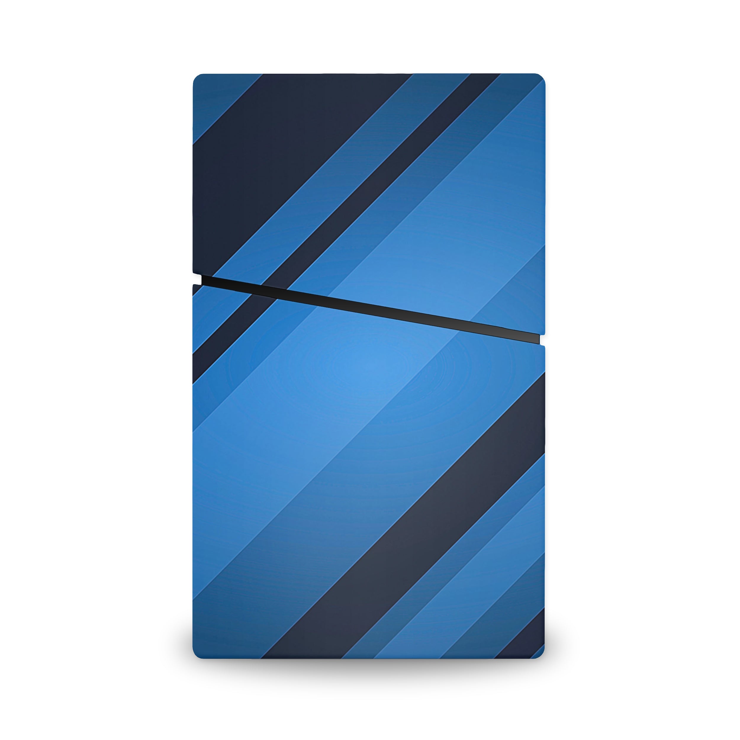 Blue Streaks v1 PS5 Slim Digital Skin - Abstract-inspired design