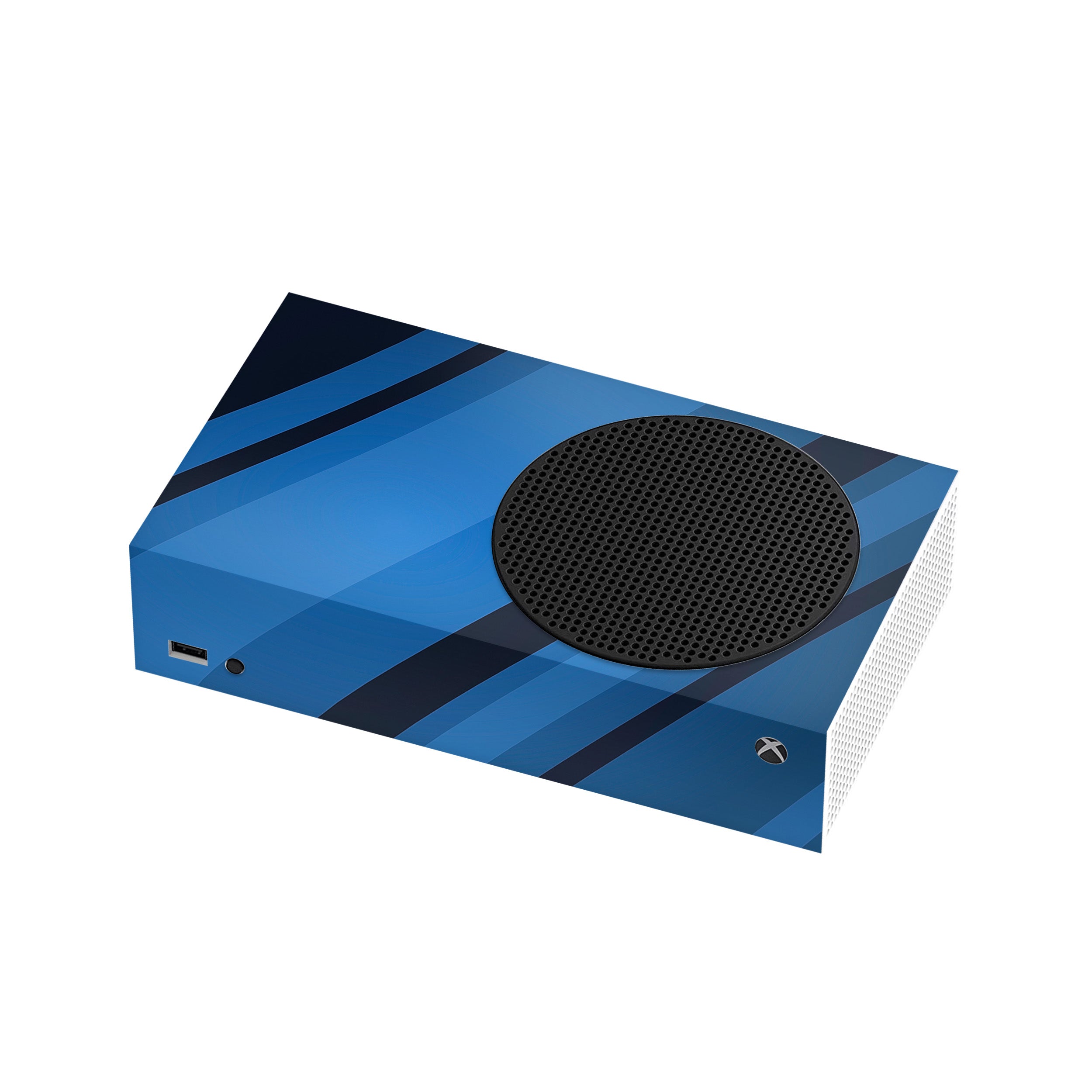 Blue Streaks v1 Xbox Series S Skin - Abstract-inspired design