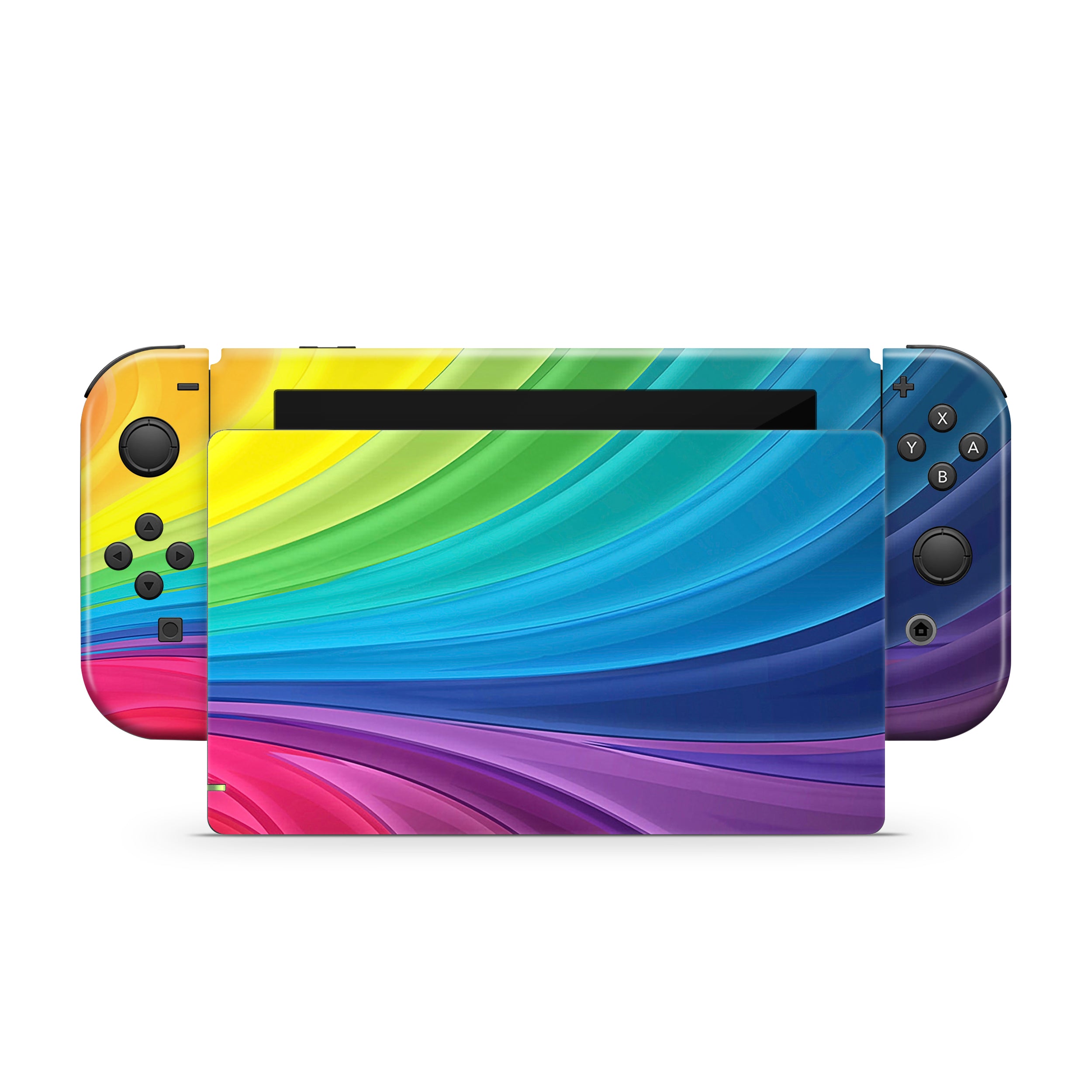 Prism Swirl v1 Nintendo Switch Skin - Abstract-inspired design