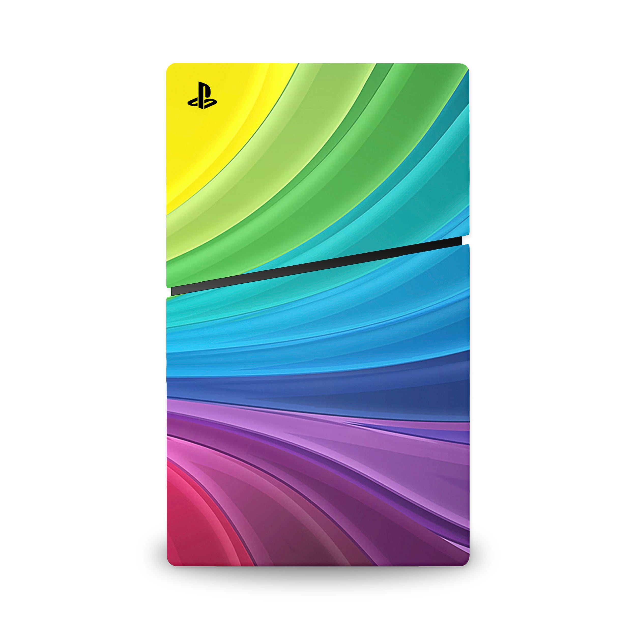 Prism Swirl v1 PS5 Slim Digital Skin - Abstract-inspired design
