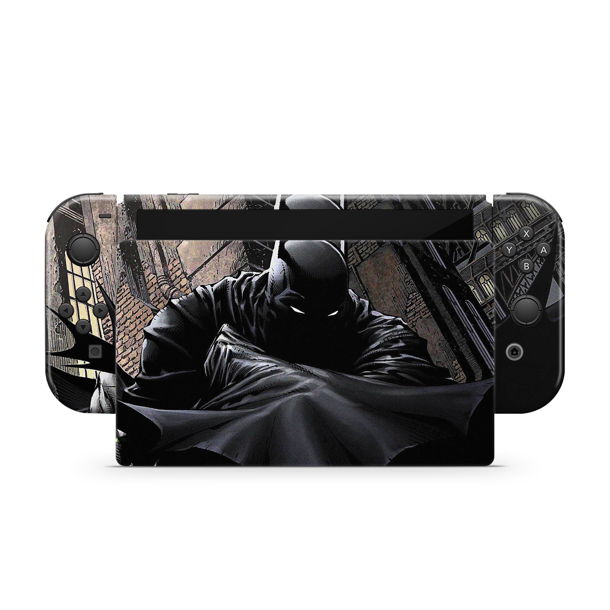 Gothic Knight v2 Nintendo Switch OLED Skin - Comics-inspired design