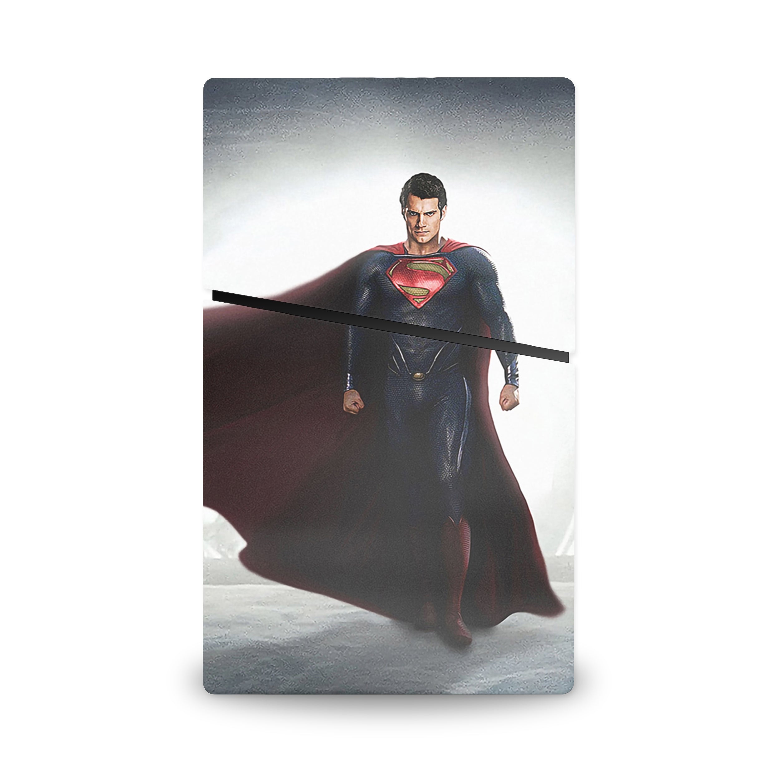 Hero of Steel v1 PS5 Slim Digital Skin - Comics-inspired design