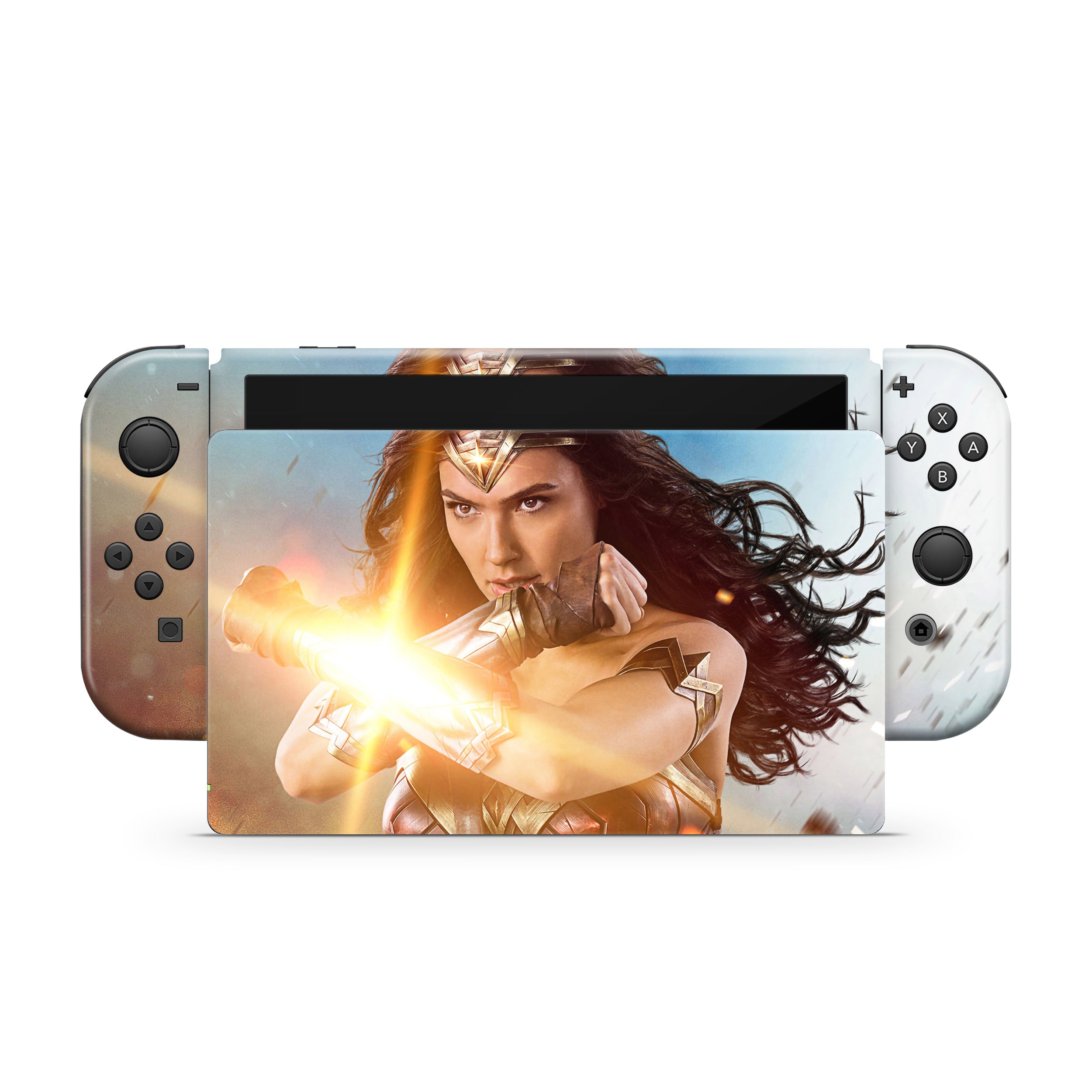 Amazon Goddess v1 Nintendo Switch OLED Skin - Comics-inspired design