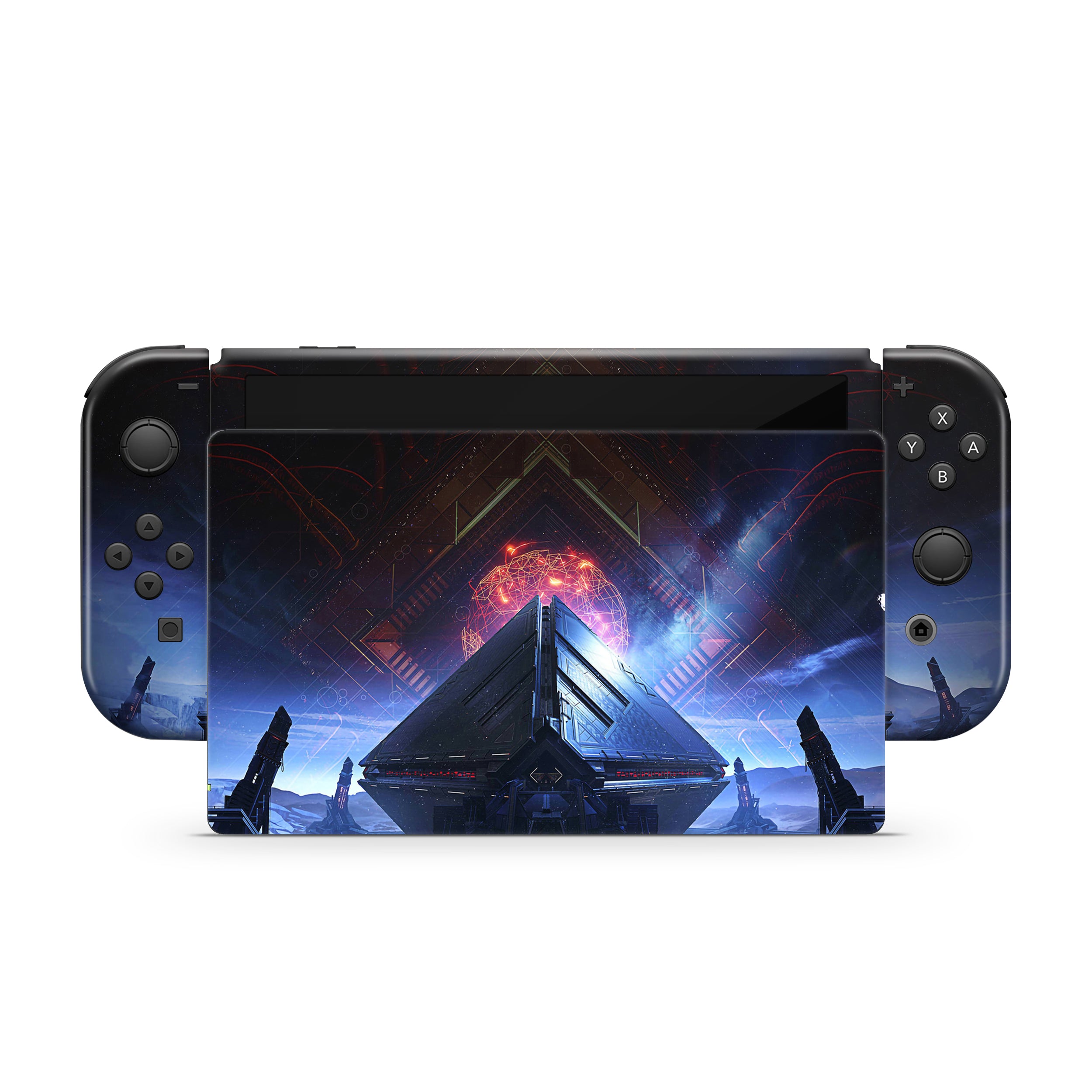 Quest Champions v2 Nintendo Switch OLED Skin - Video Game-inspired design