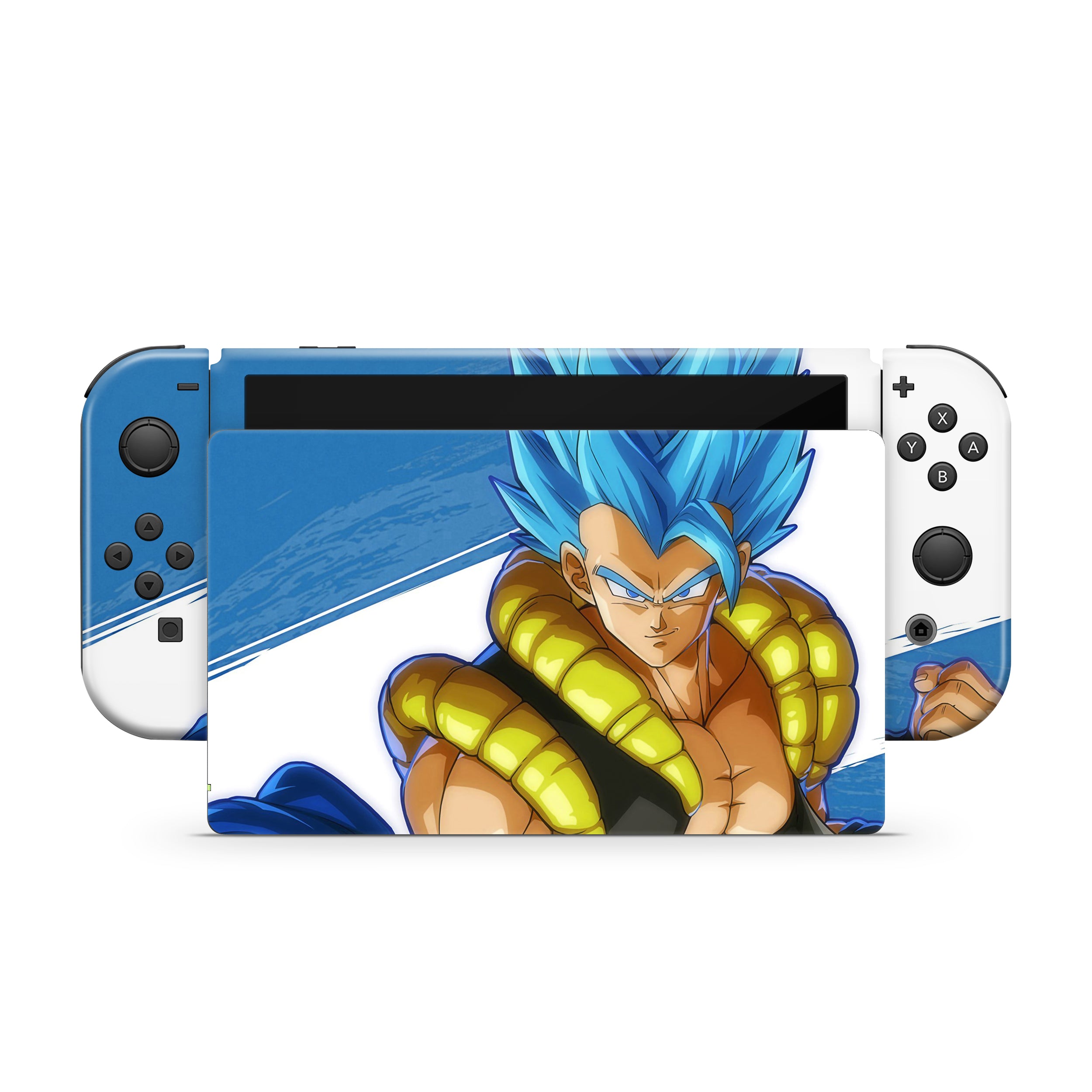 Fusion Warrior v1 Nintendo Switch OLED Skin - Anime-inspired design