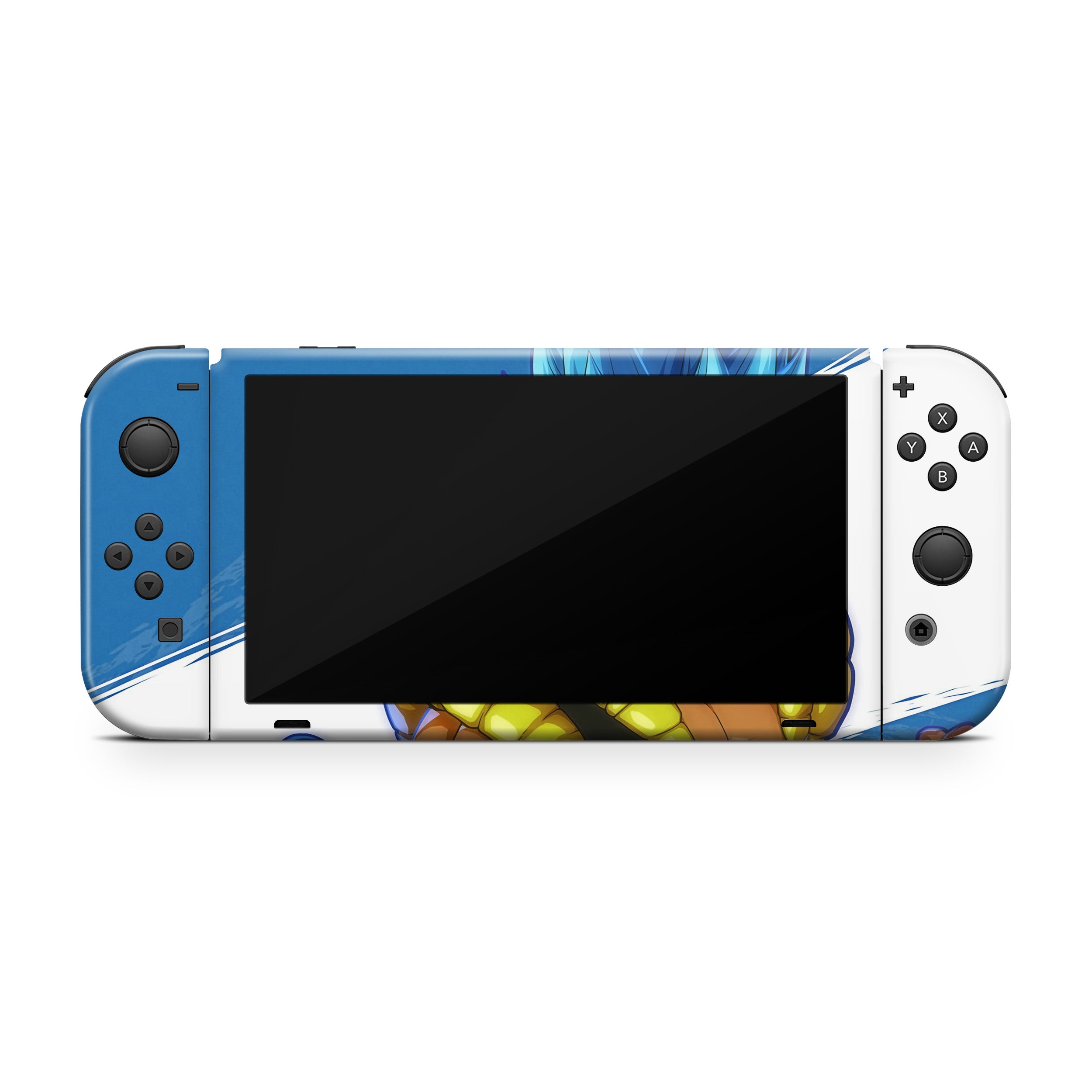 Fusion Warrior v1 Nintendo Switch OLED Skin - Anime-inspired design