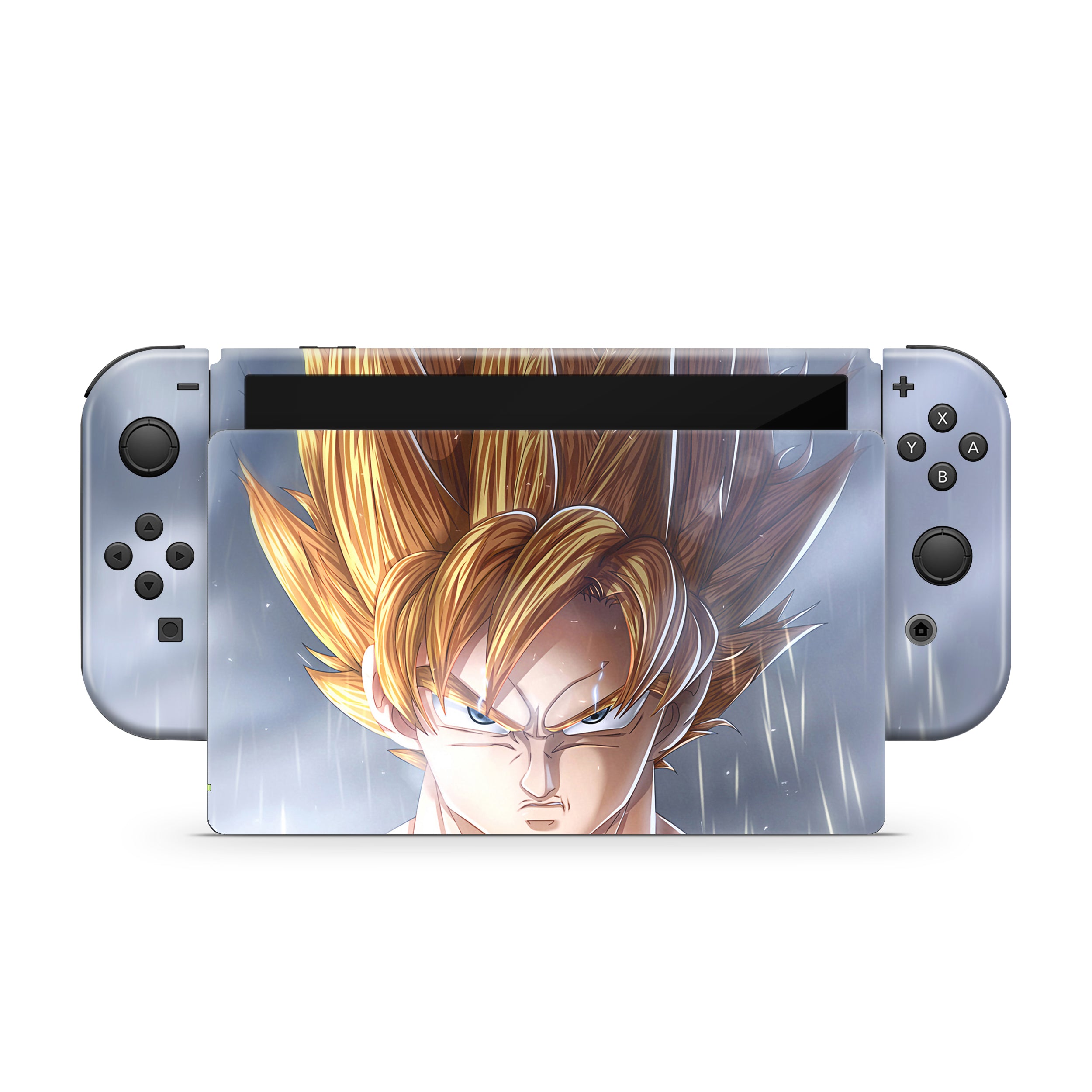 Saiyan Prime v6 Nintendo Switch OLED Skin - Anime-inspired design