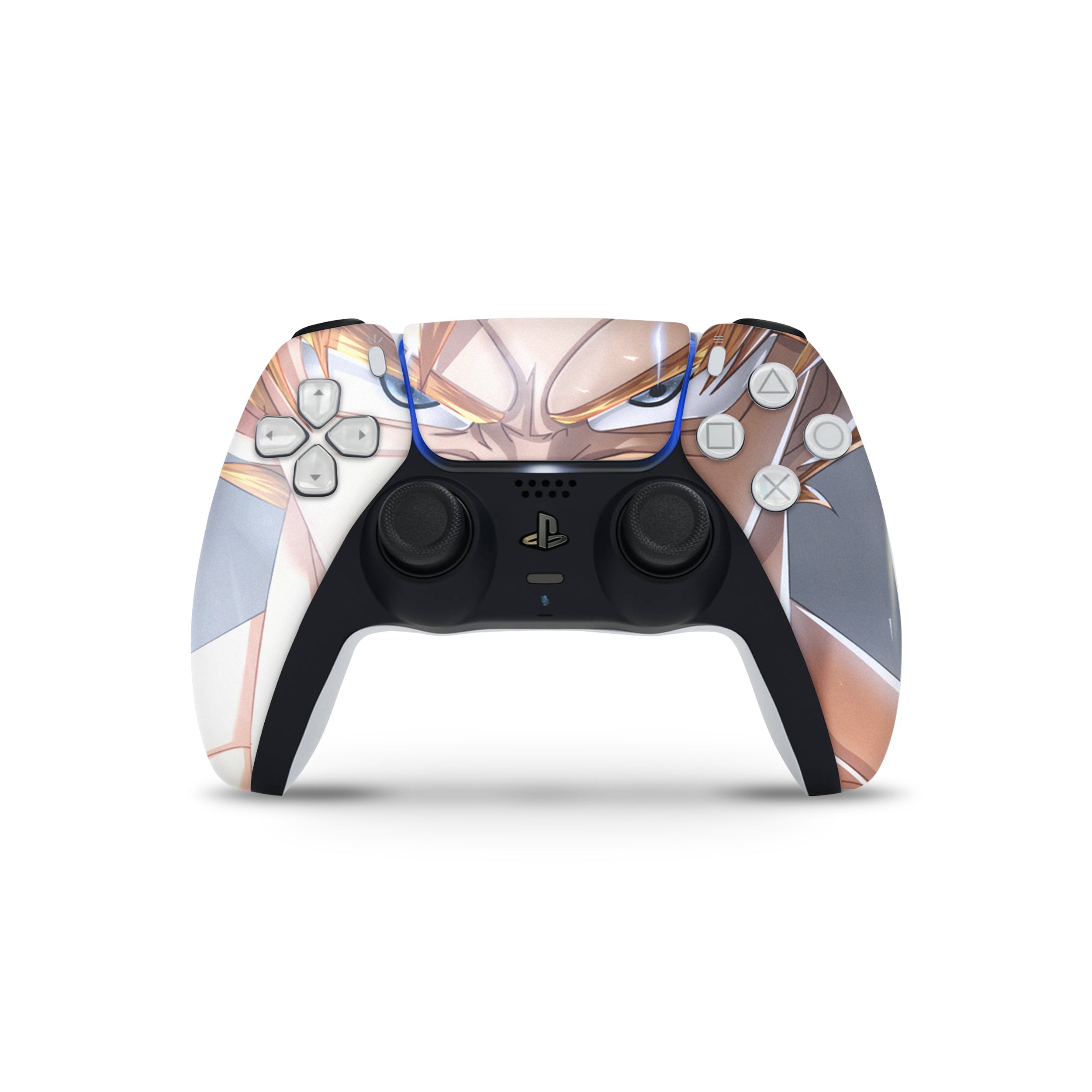 Saiyan Prime v6 PS5 Controller Skin - Anime-inspired design