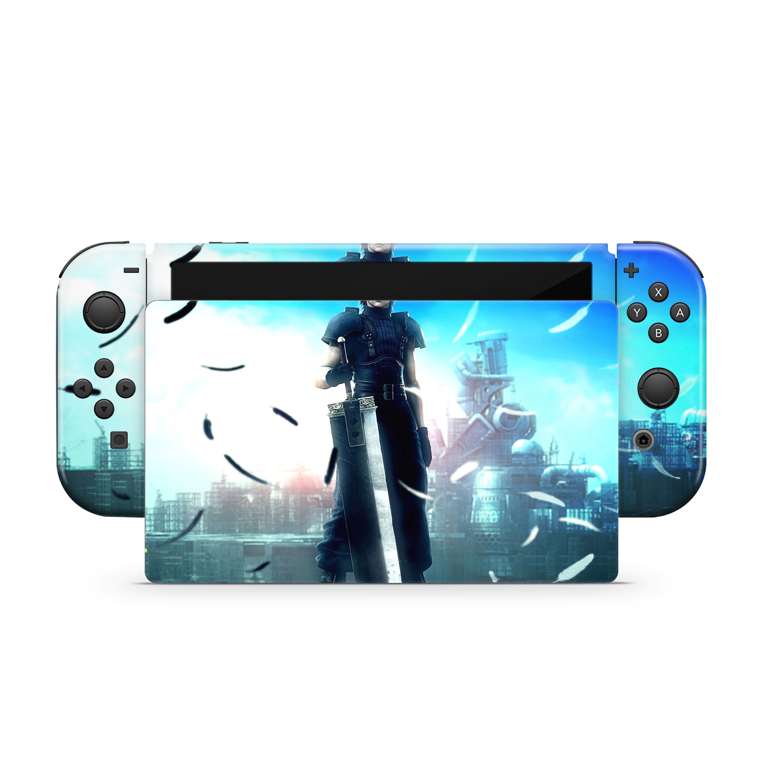 Omnislasher v1 Nintendo Switch OLED Skin - Video Game-inspired design
