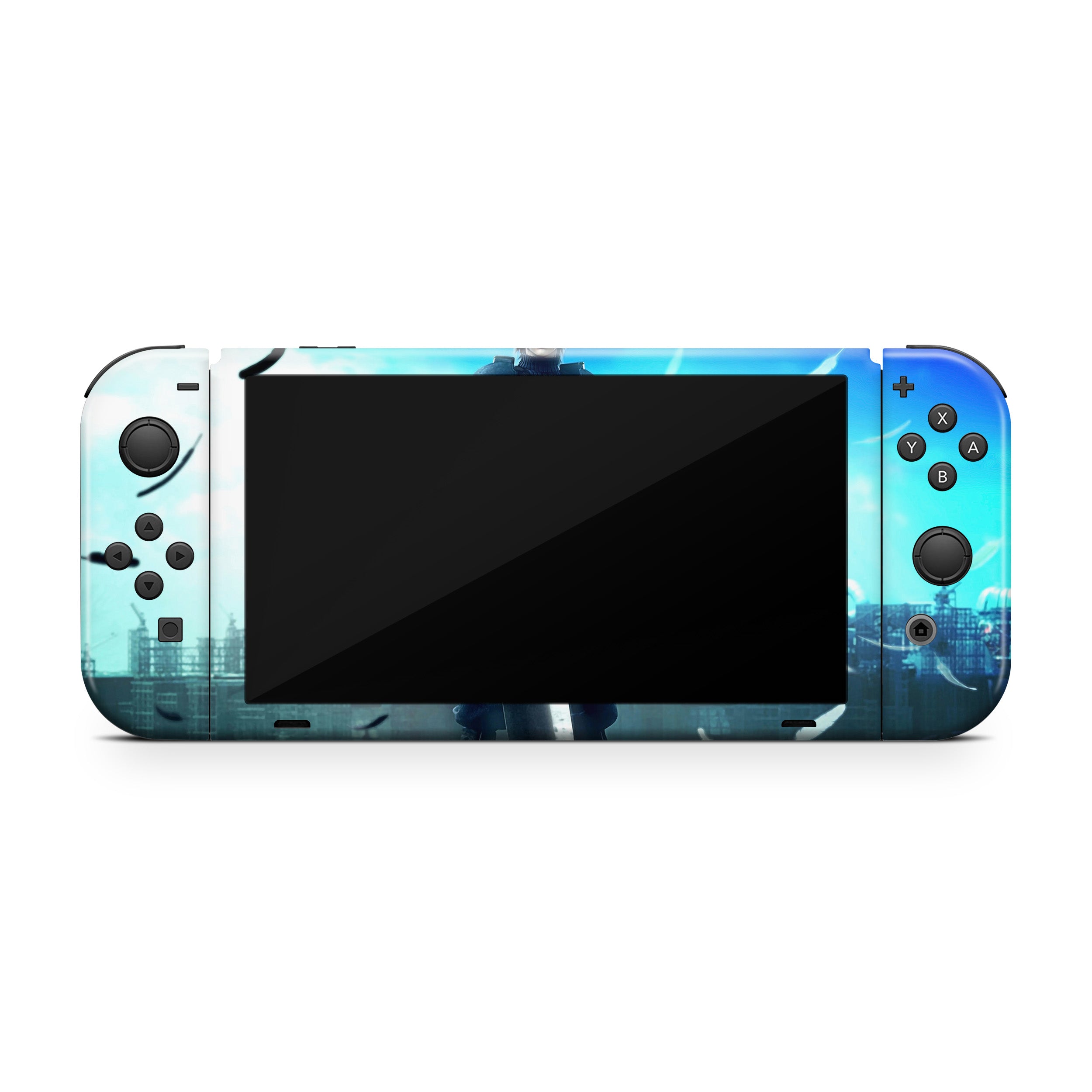 Omnislasher v1 Nintendo Switch OLED Skin - Video Game-inspired design
