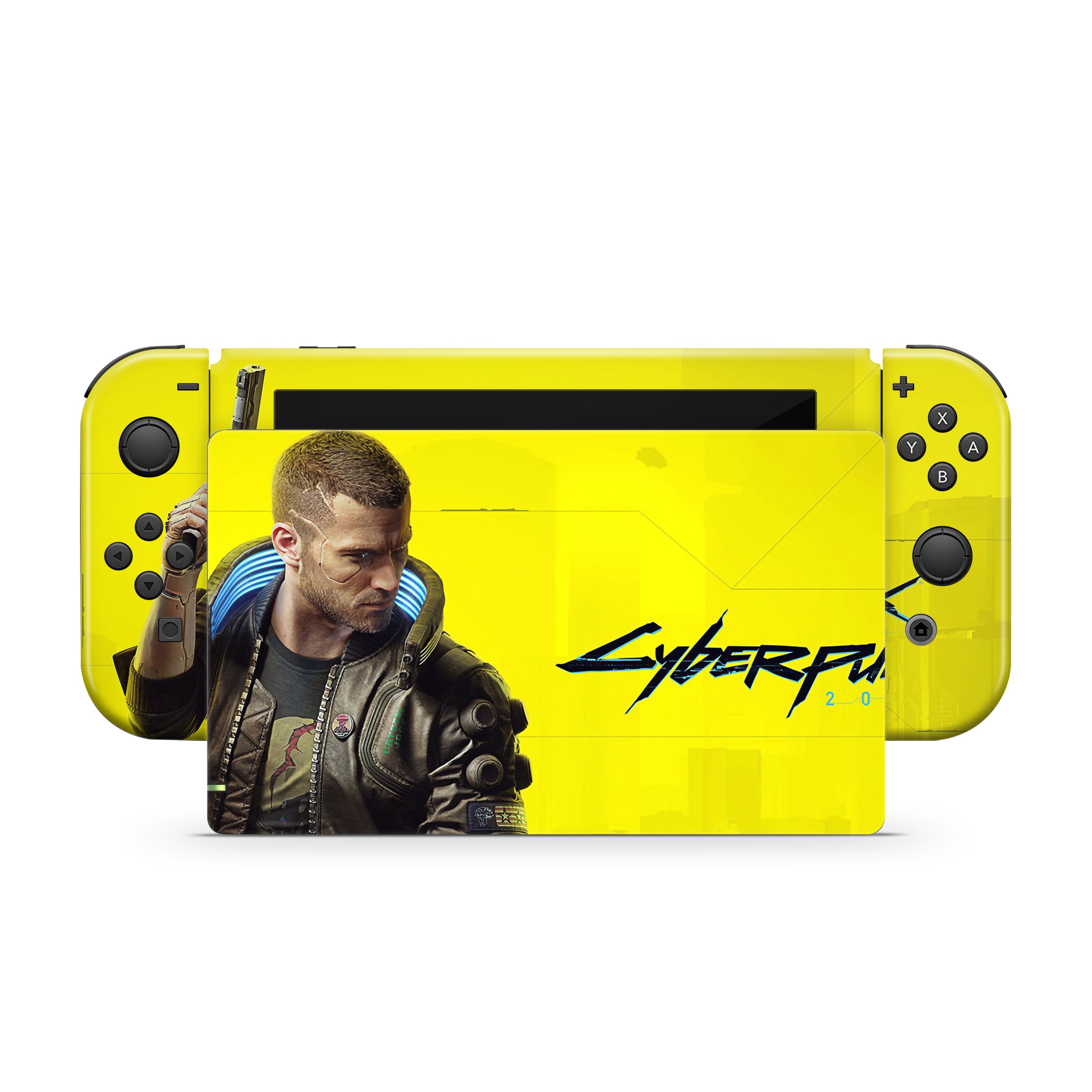 Neon Dystopia v1 Nintendo Switch Skin - Video Game-inspired design