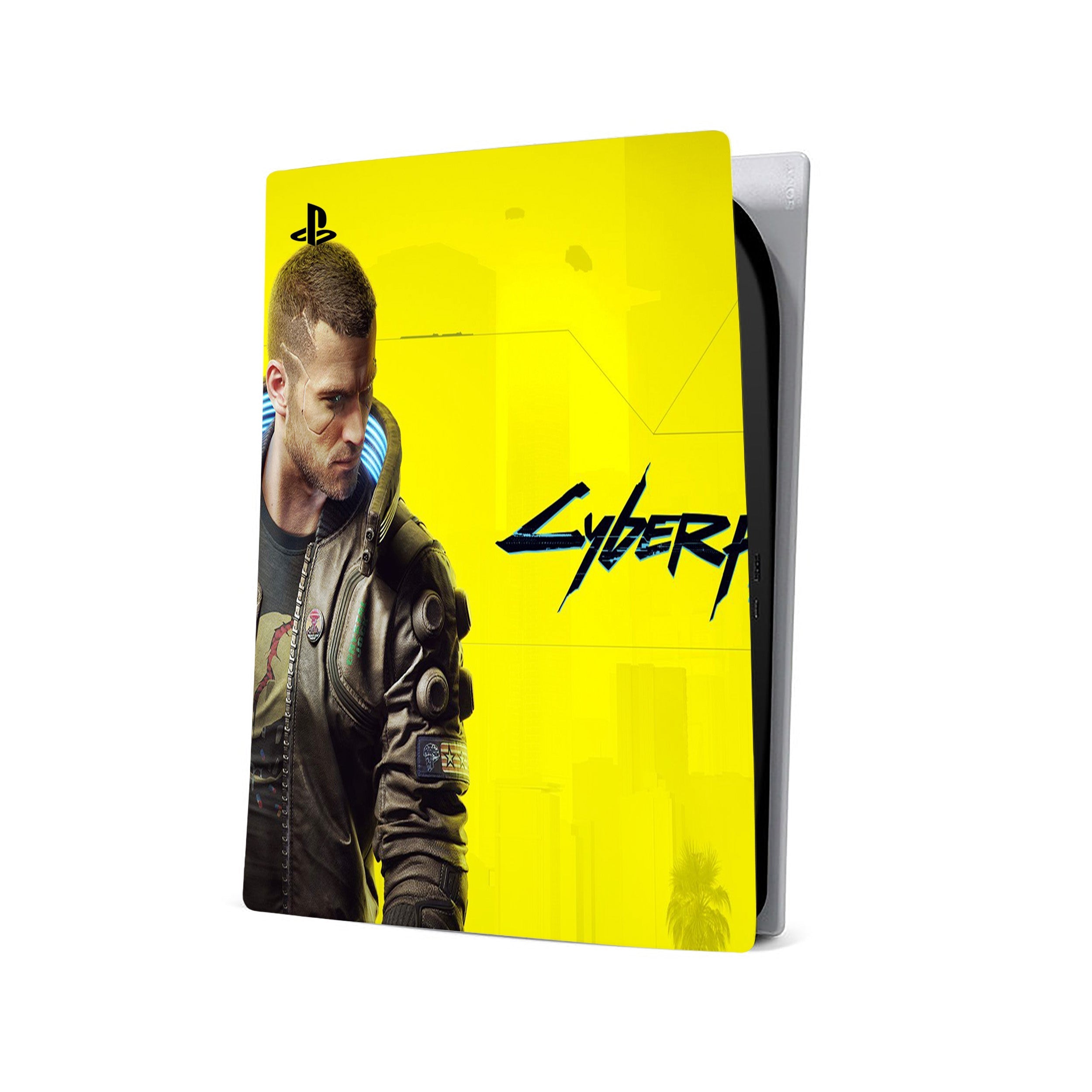 Neon Dystopia v1 PS5 Skin - Video Game-inspired design