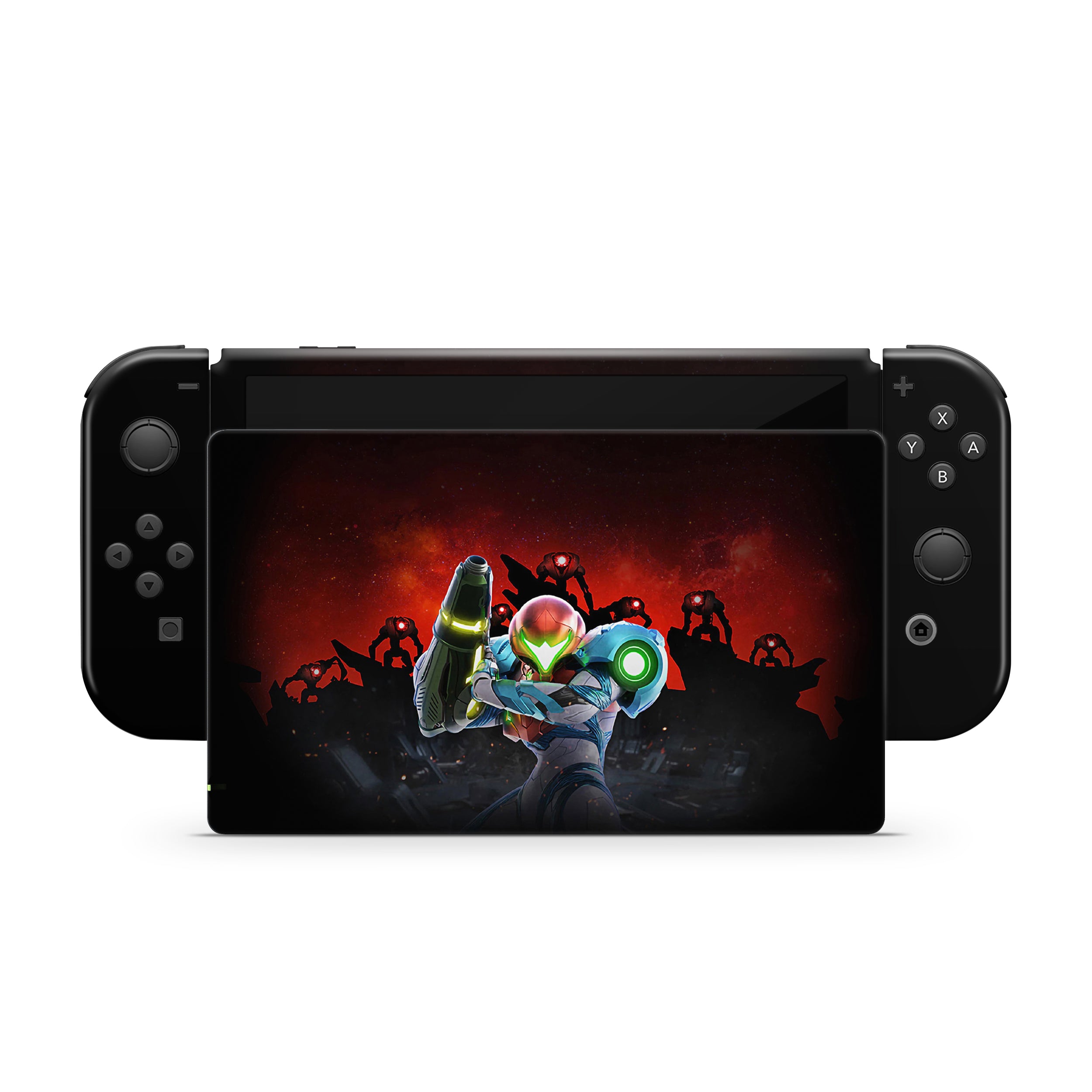 Plasma Sentinel v2 Nintendo Switch OLED Skin - Video Game-inspired design