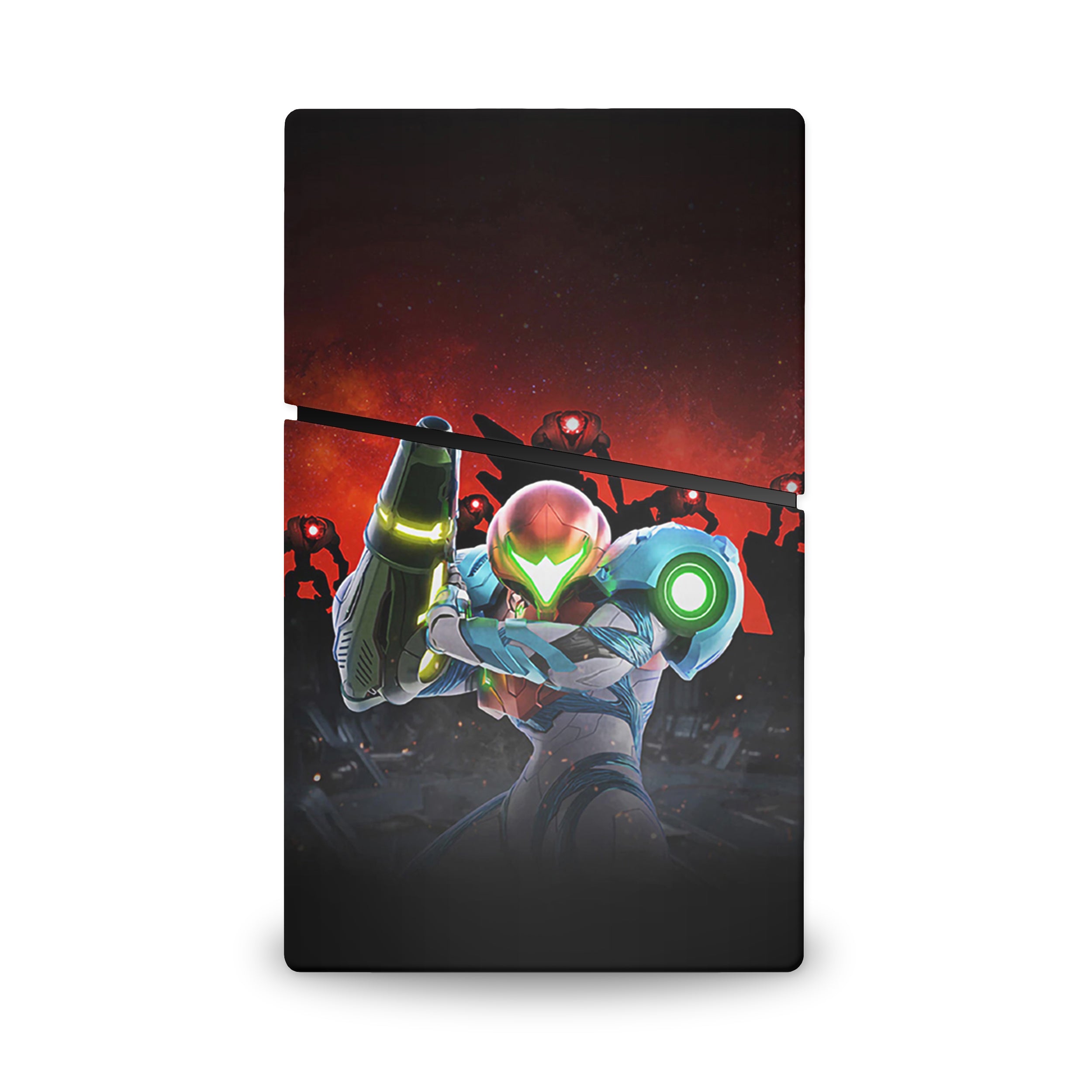 Plasma Sentinel v2 PS5 Slim Digital Skin - Video Game-inspired design