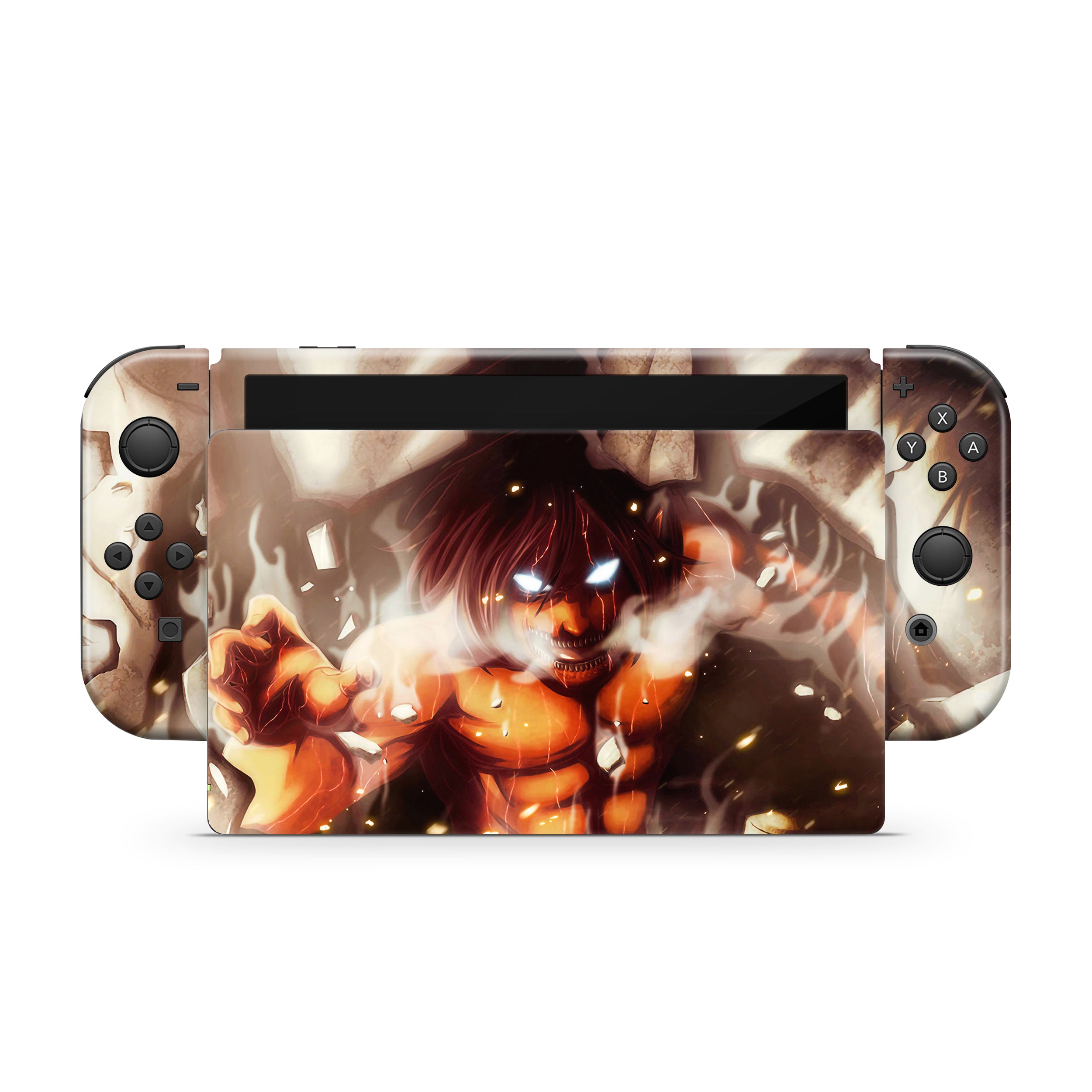 Titan Hunter v2 Nintendo Switch OLED Skin - Anime-inspired design