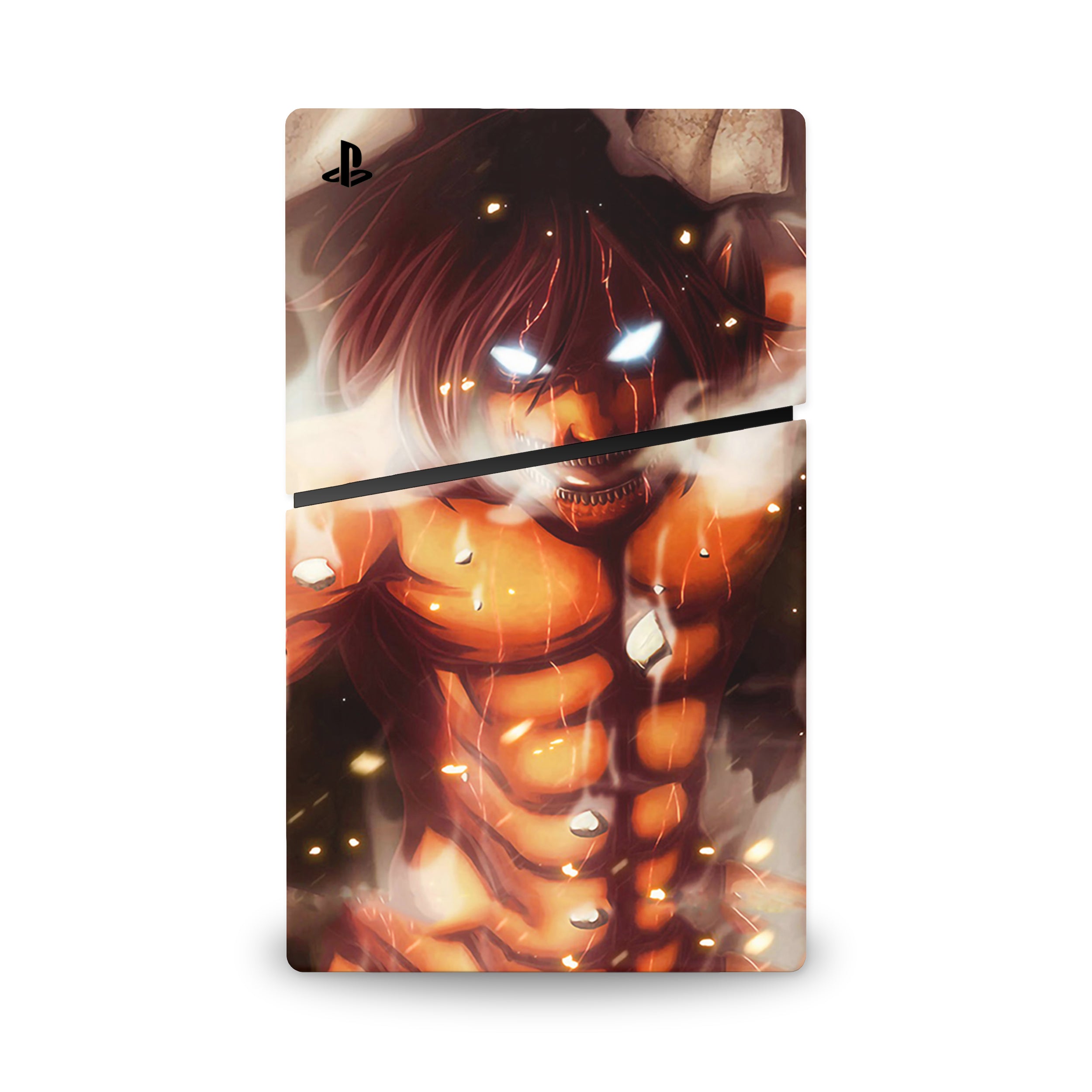Titan Hunter v2 PS5 Slim Digital Skin - Anime-inspired design