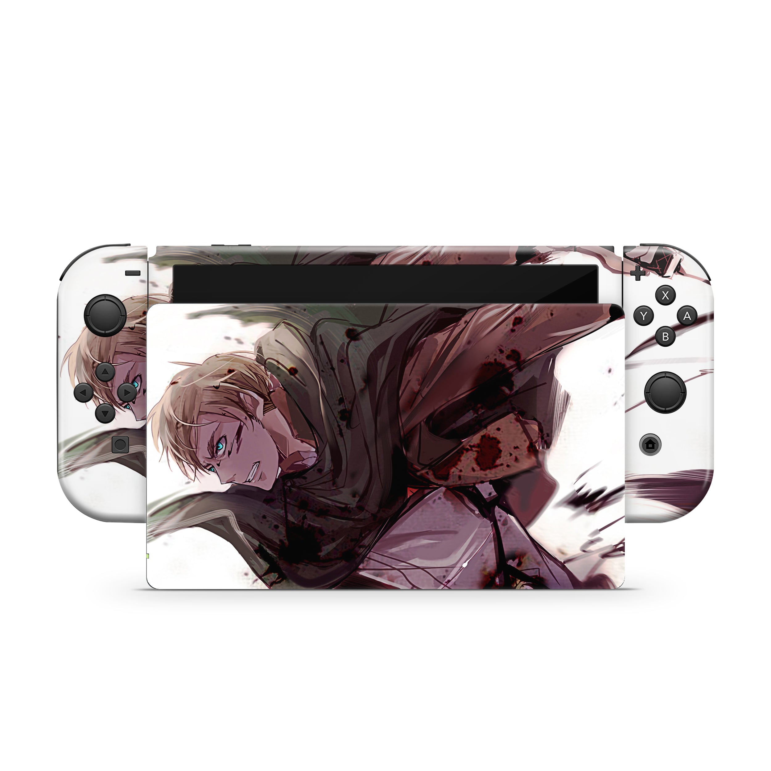 Tactical Commander v2 Nintendo Switch OLED Skin - Anime-inspired design