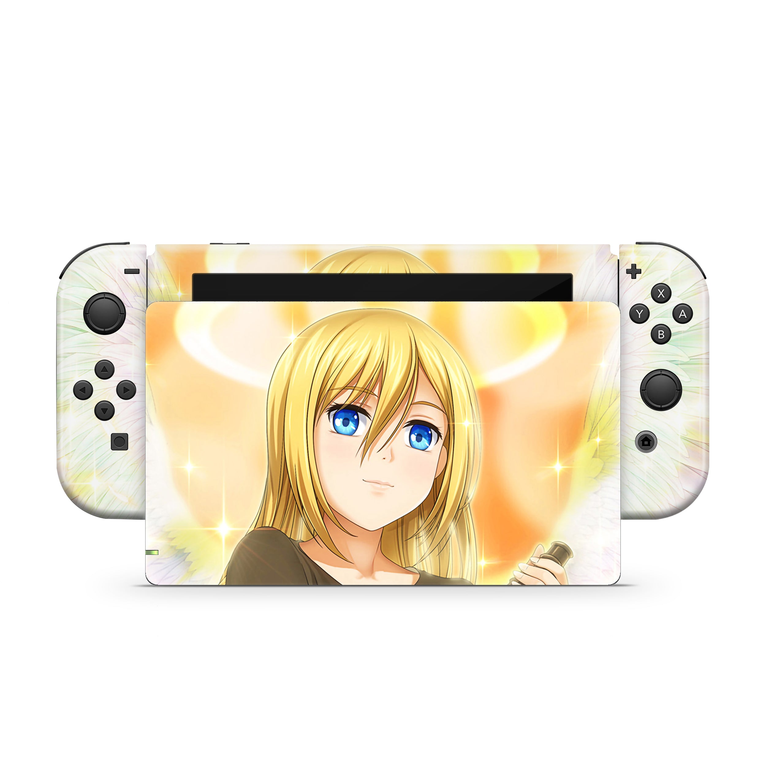 Royal Dawn v1 Nintendo Switch Skin - Anime-inspired design