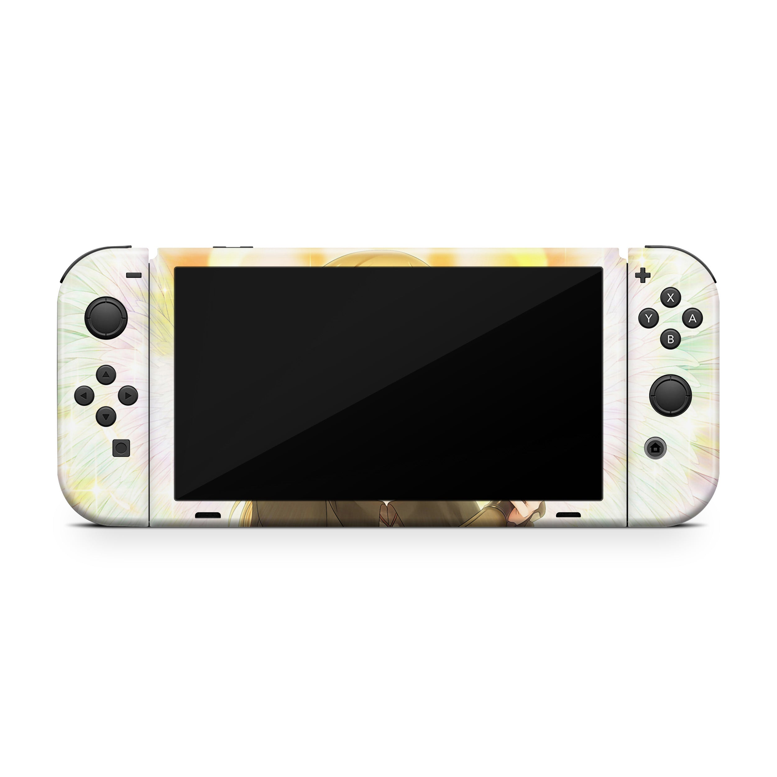 Royal Dawn v1 Nintendo Switch OLED Skin - Anime-inspired design