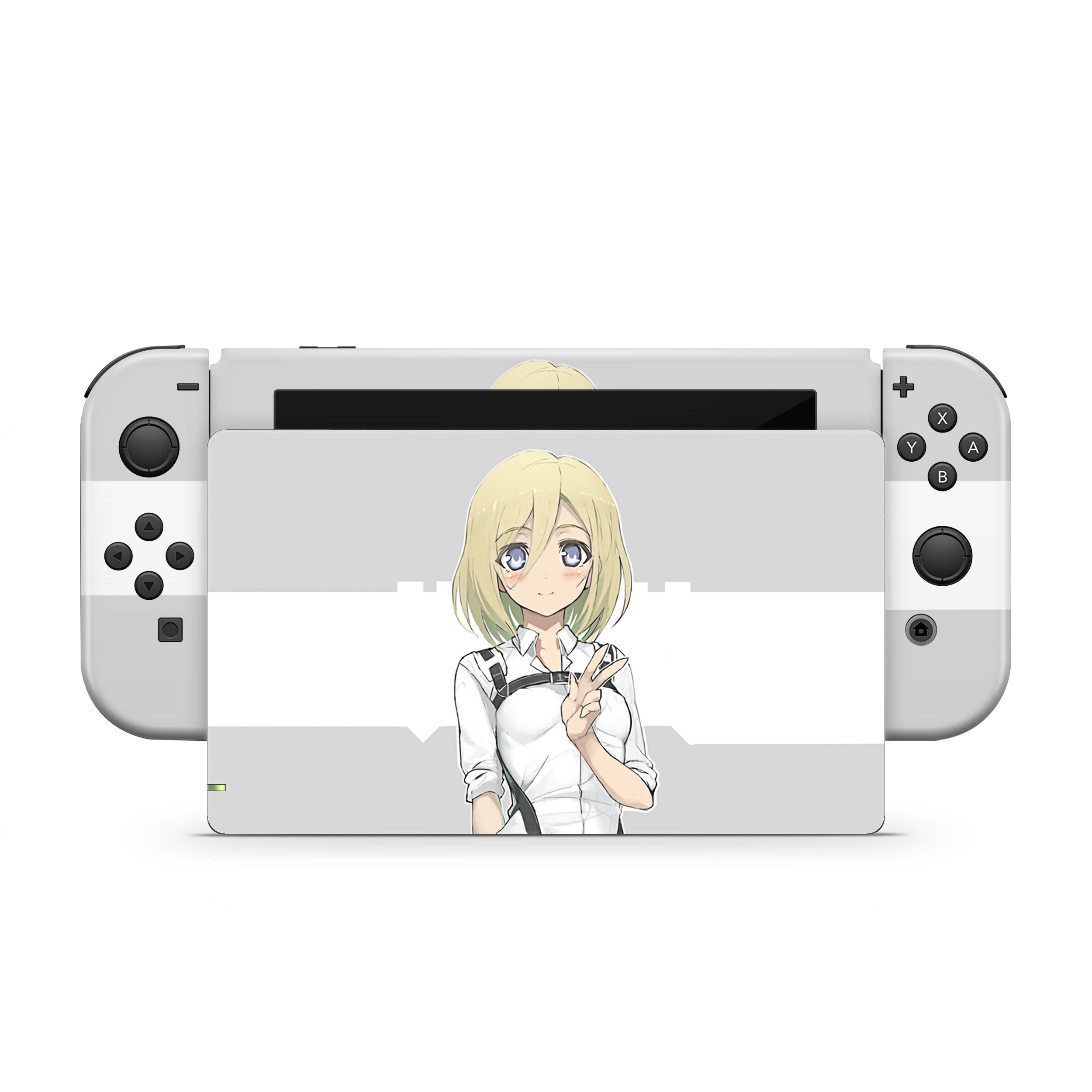 Royal Dawn v2 Nintendo Switch Skin - Anime-inspired design