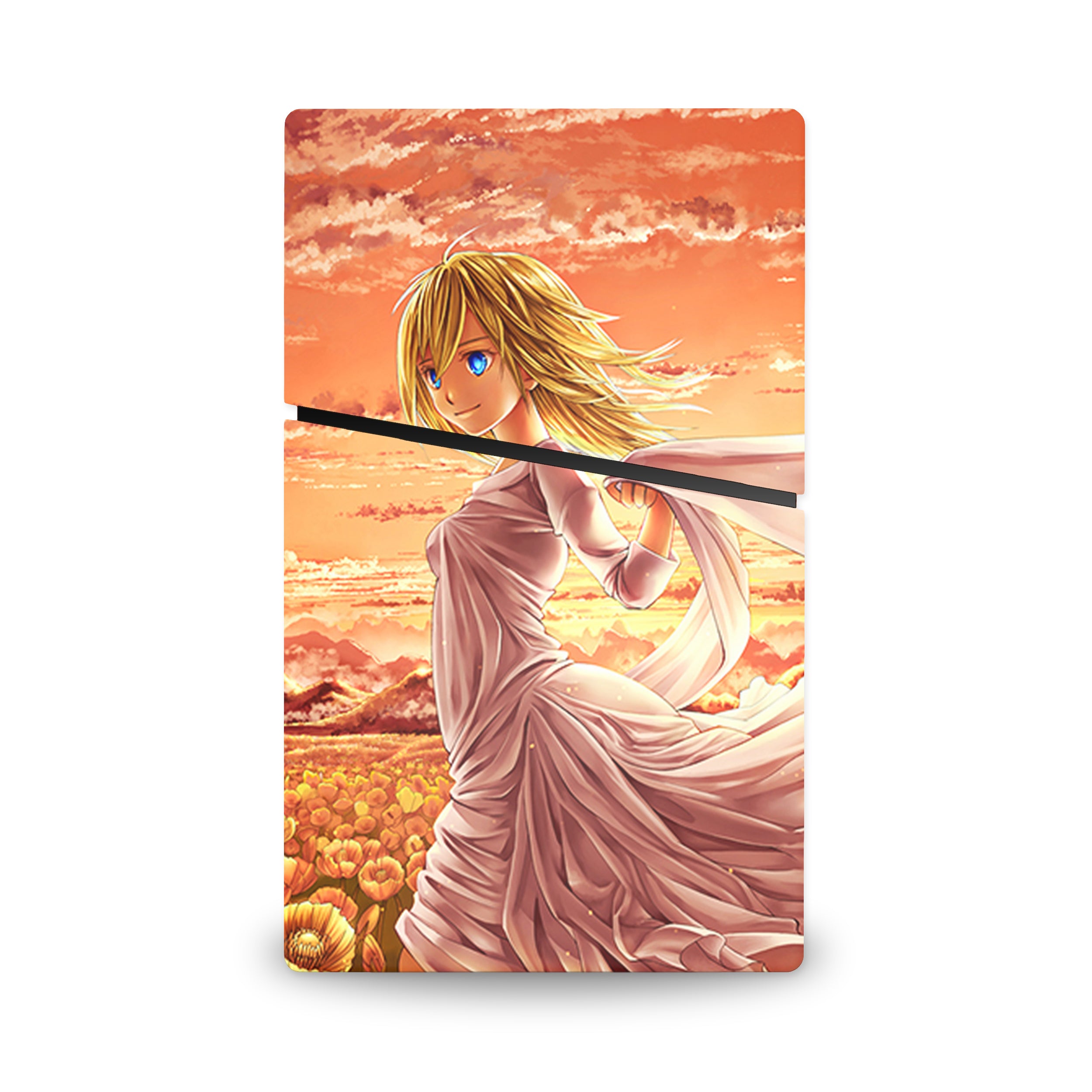 Royal Dawn v3 PS5 Slim Digital Skin - Anime-inspired design