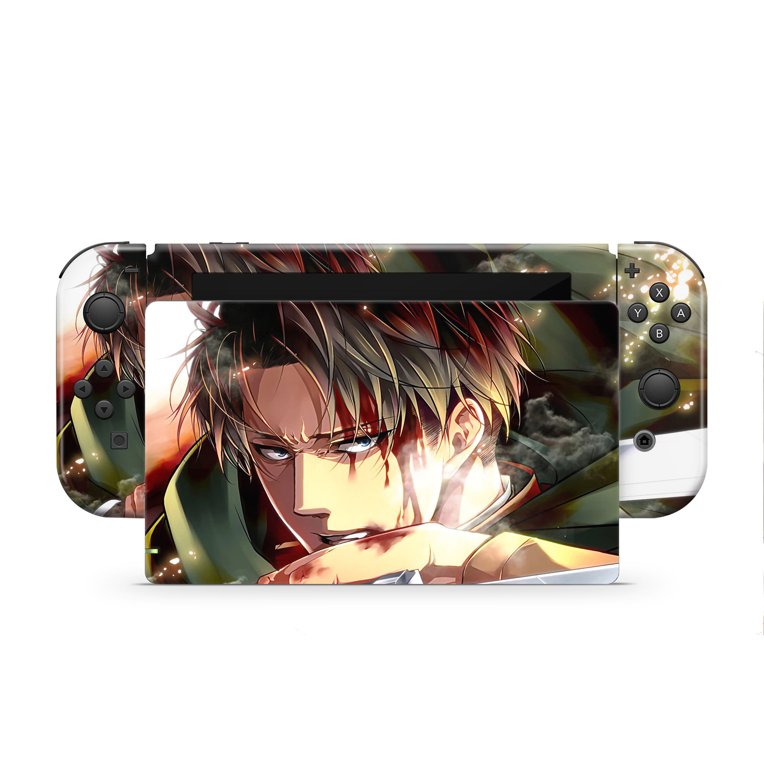 Abyss Striker v1 Nintendo Switch Skin - Anime-inspired design