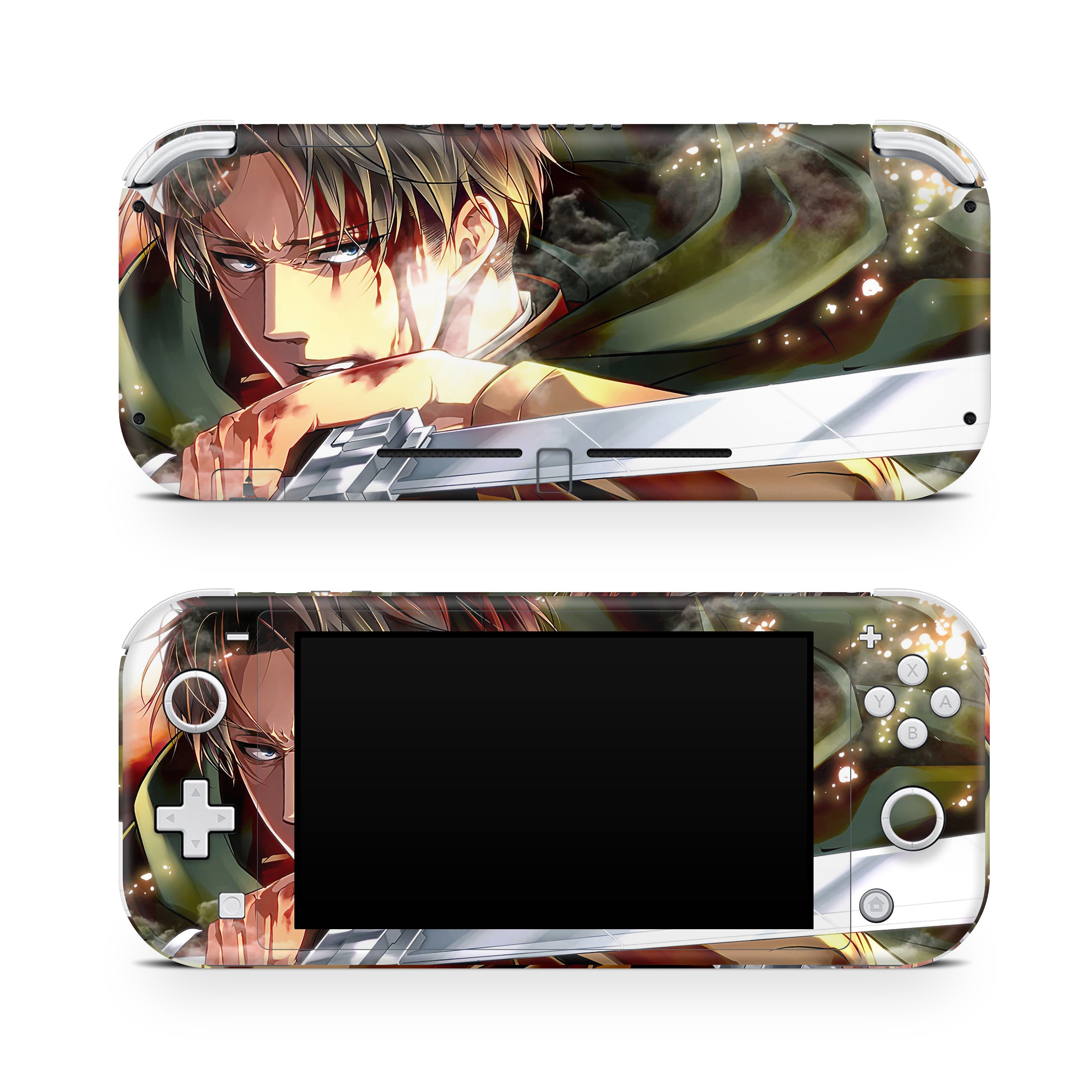 Abyss Striker v1 Nintendo Switch Lite Skin - Anime-inspired design