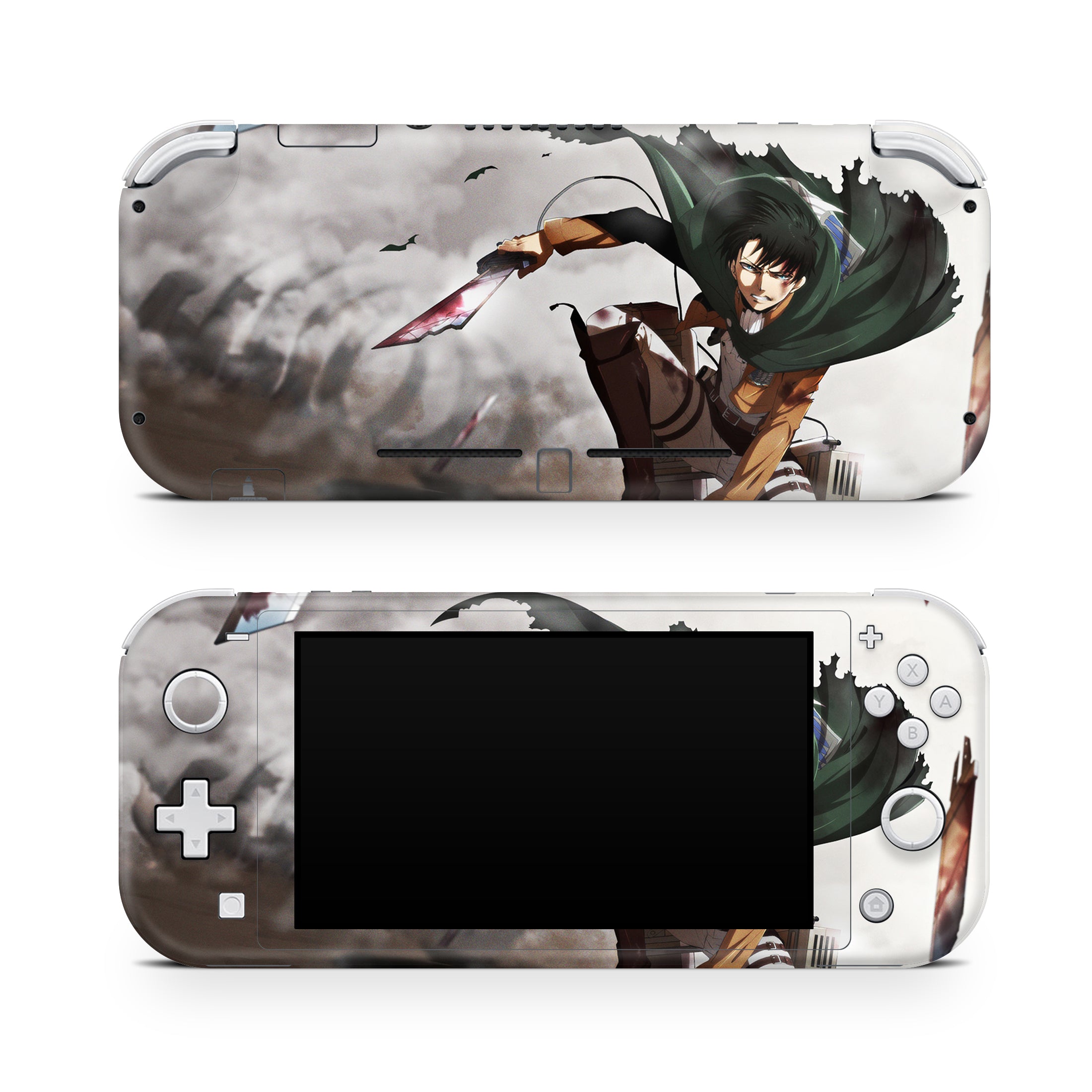 Abyss Striker v4 Nintendo Switch Lite Skin - Anime-inspired design