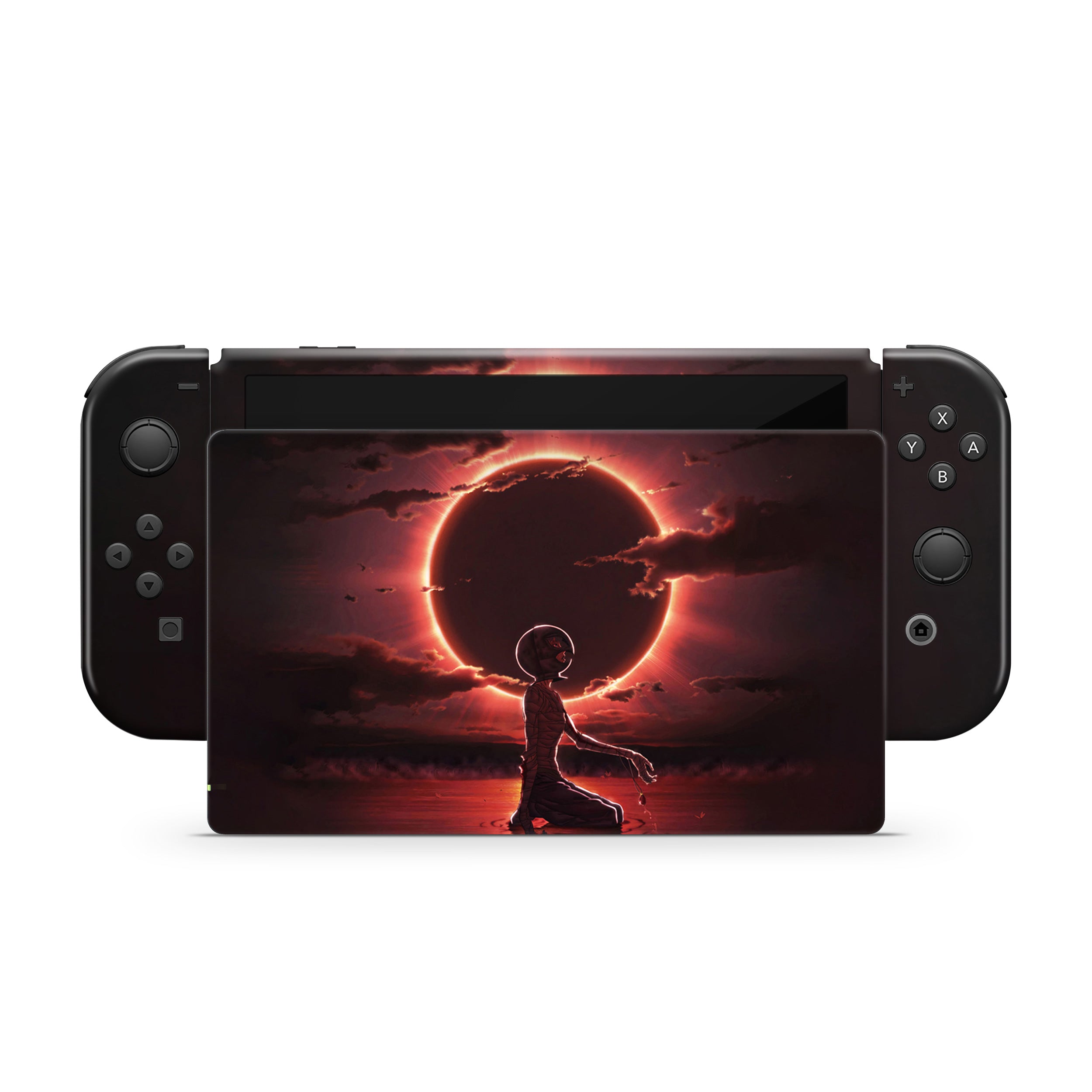 Ivory Falcon v1 Nintendo Switch OLED Skin - Anime-inspired design