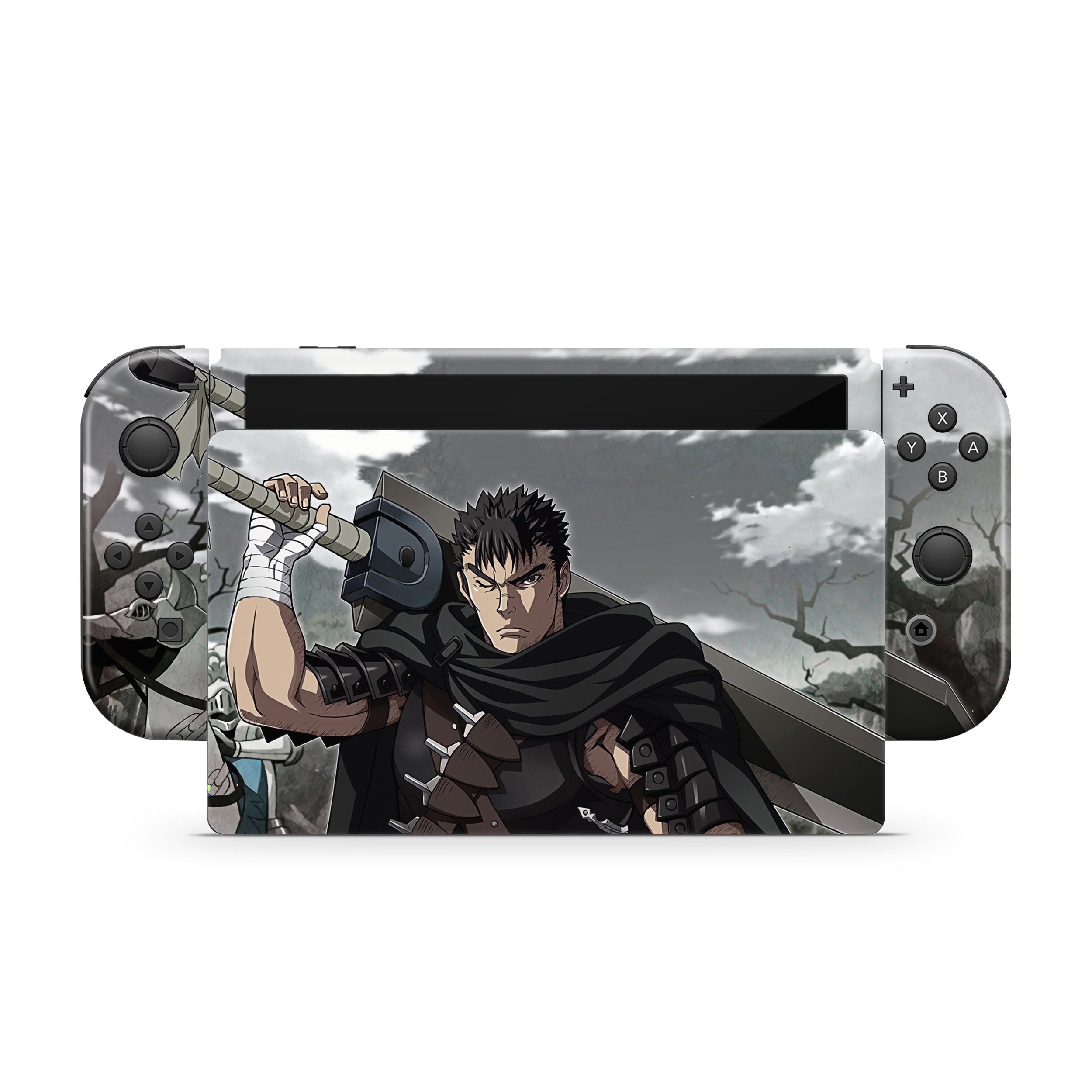 Berserker Knight v1 Nintendo Switch OLED Skin - Anime-inspired design