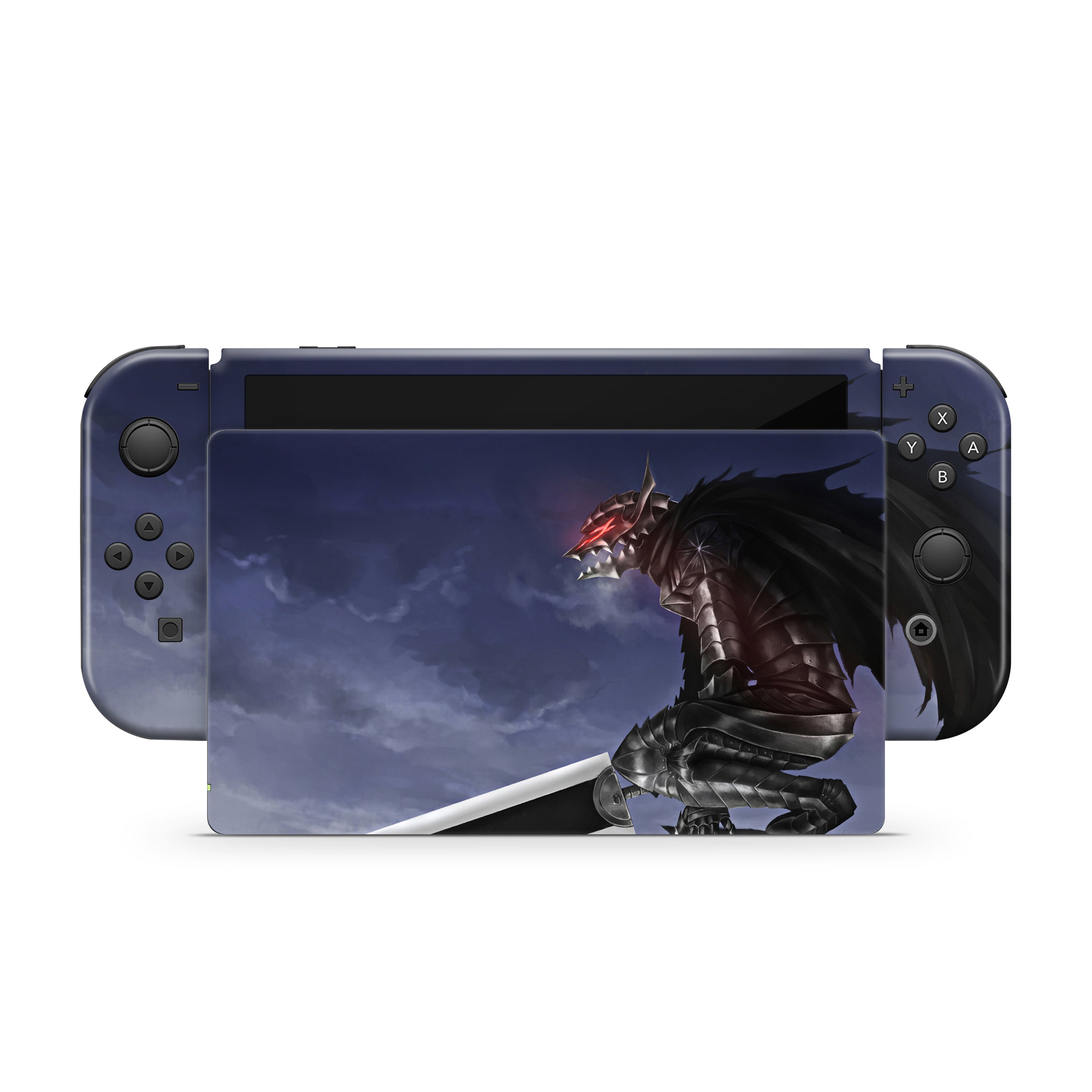 Berserker Knight v3 Nintendo Switch OLED Skin - Anime-inspired design