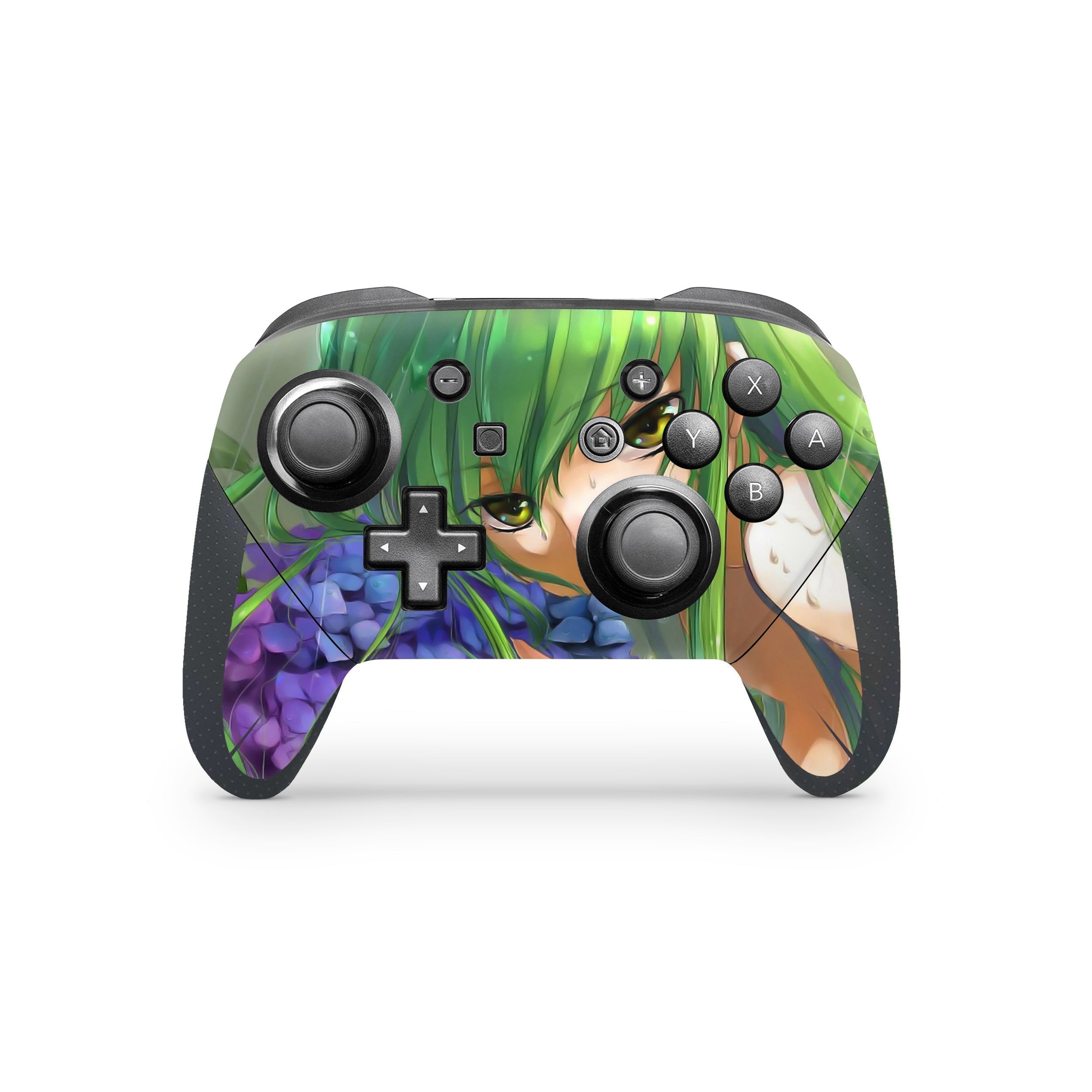 Code Cipher v1 Nintendo Switch Pro Controller Skin - Anime-inspired design
