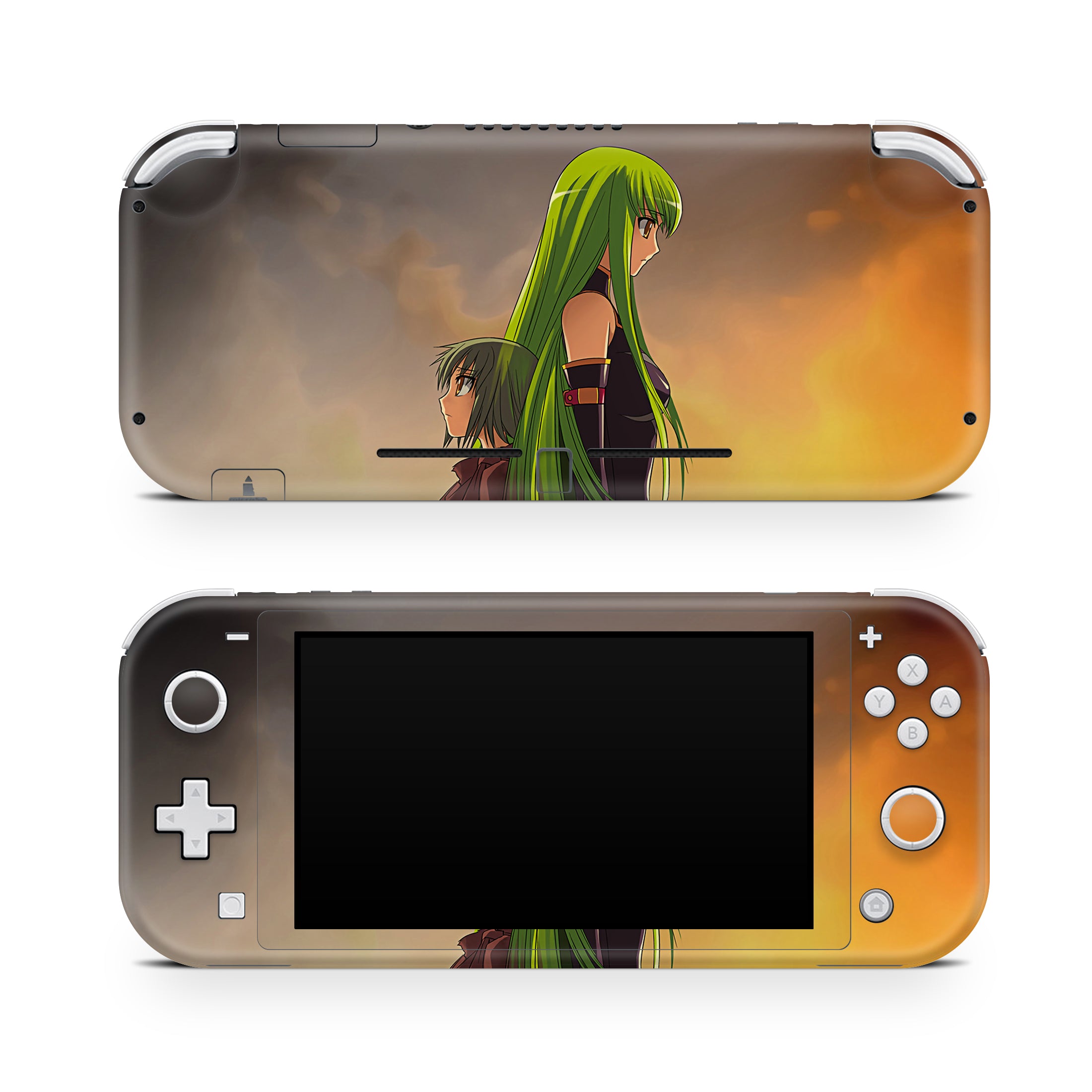Code Cipher v2 Nintendo Switch Lite Skin - Anime-inspired design