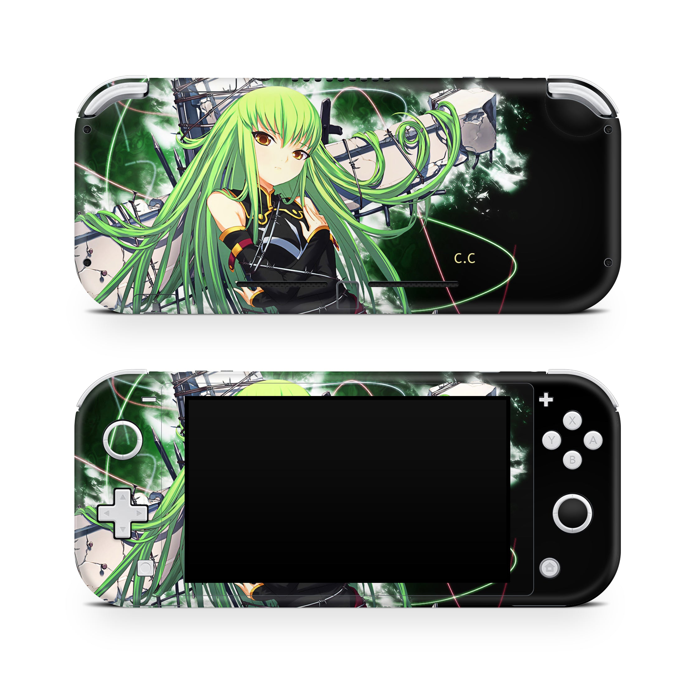 Code Cipher v3 Nintendo Switch Lite Skin - Anime-inspired design