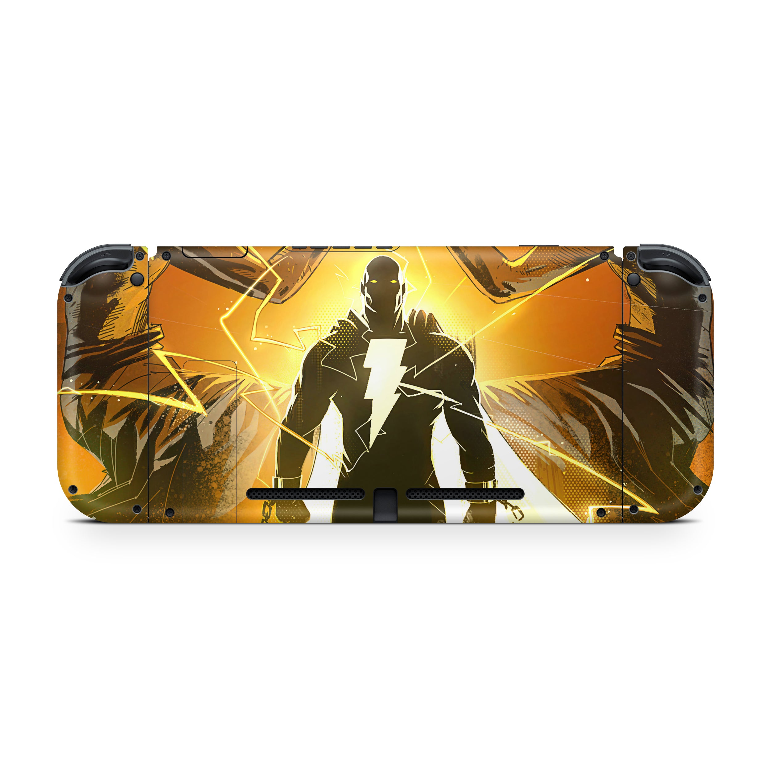 Thunder Tyrant v1 Nintendo Switch OLED Skin - Comics-inspired design