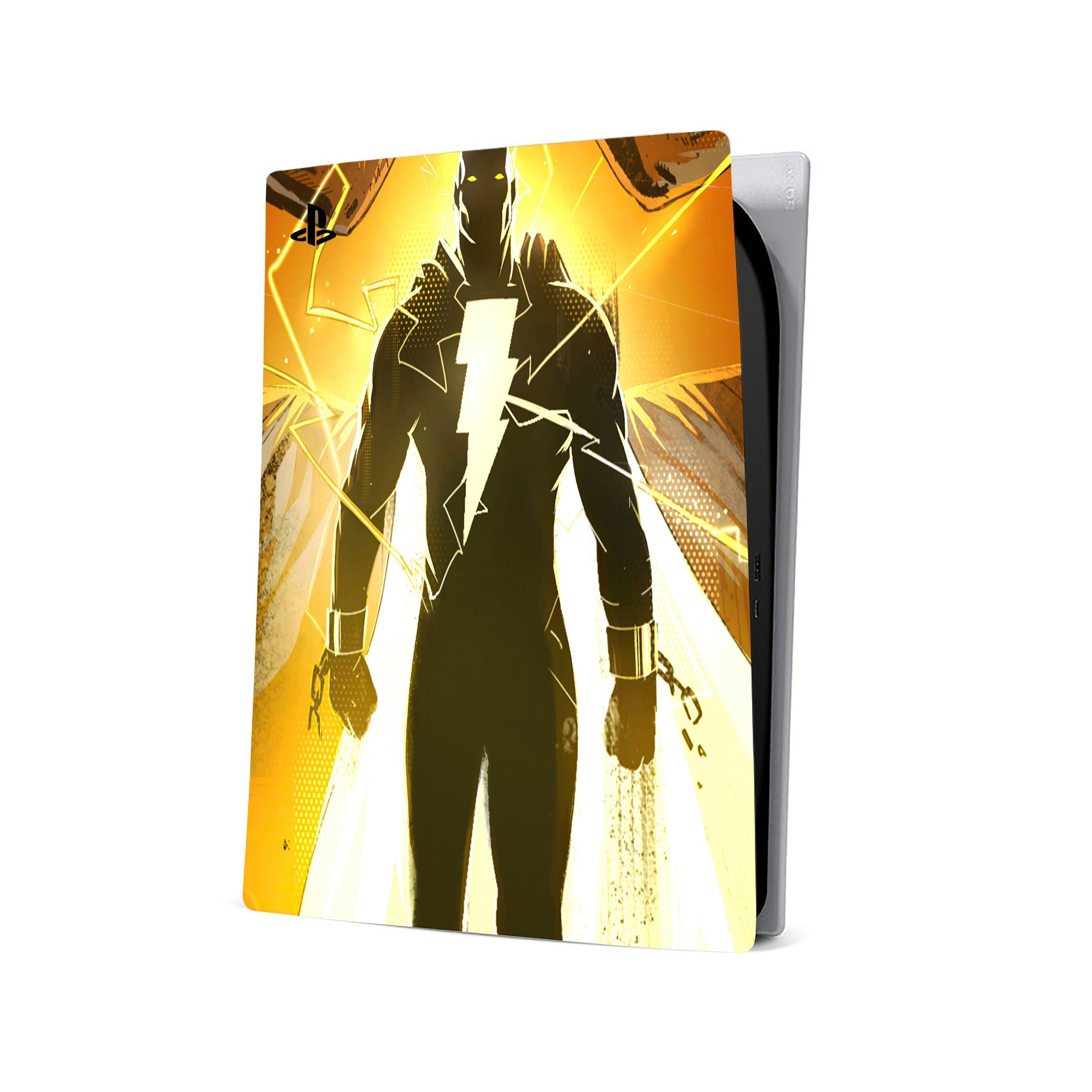 Thunder Tyrant v1 PS5 Skin - Comics-inspired design