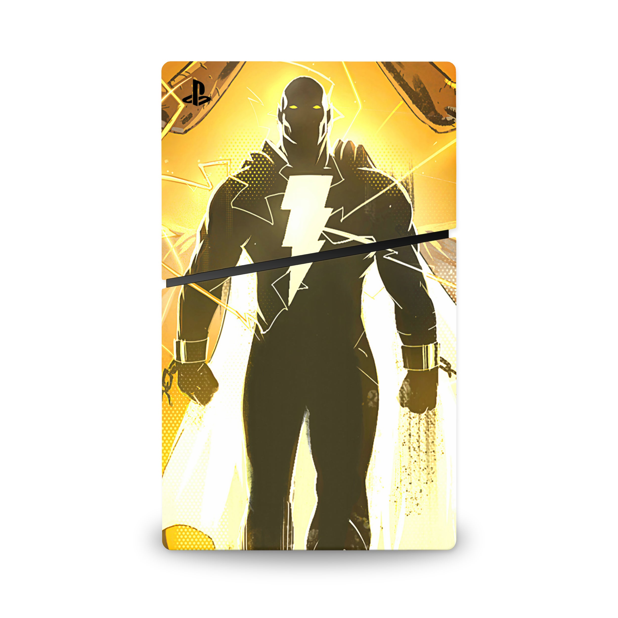 Thunder Tyrant v1 PS5 Slim Skin - Comics-inspired design