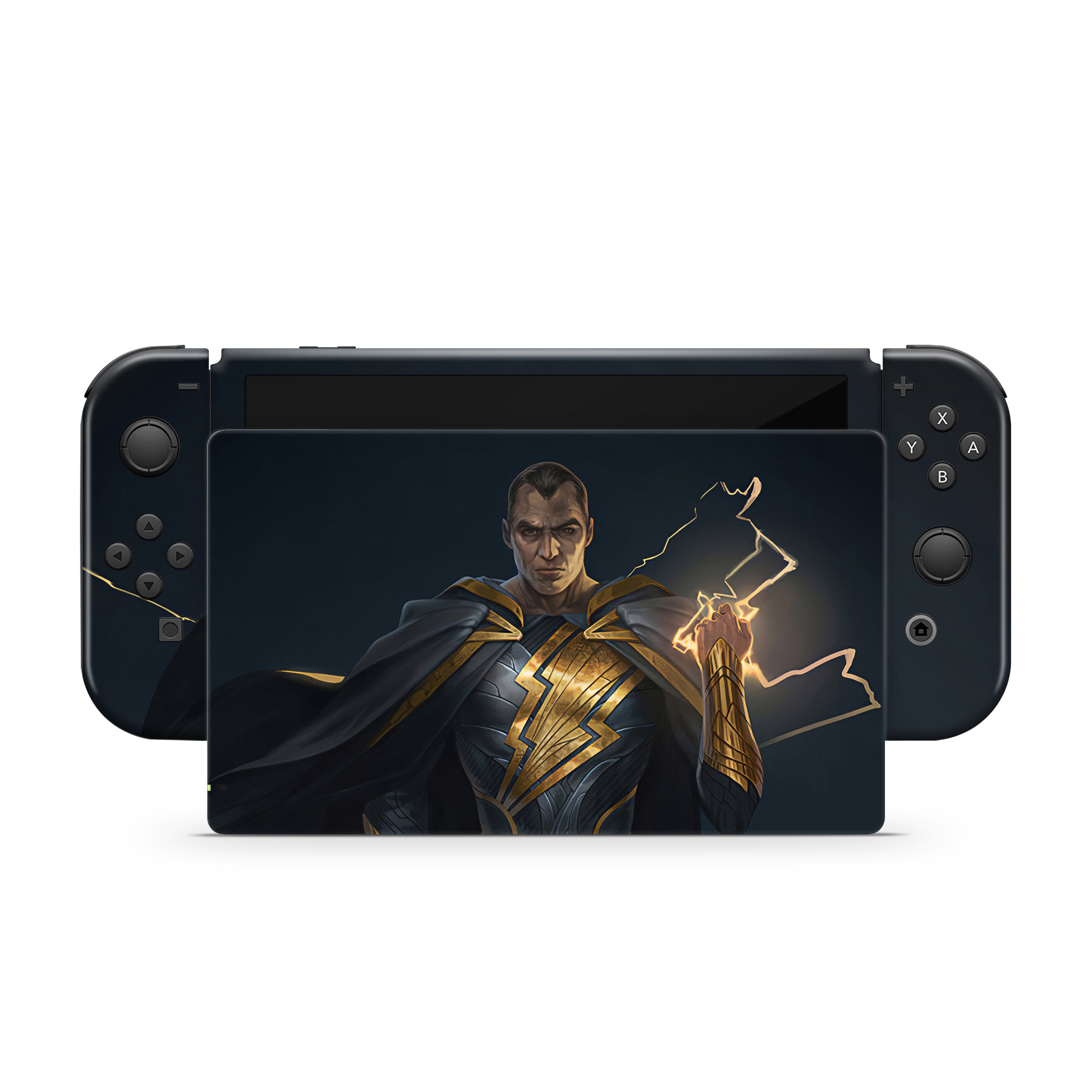 Thunder Tyrant v2 Nintendo Switch OLED Skin - Comics-inspired design