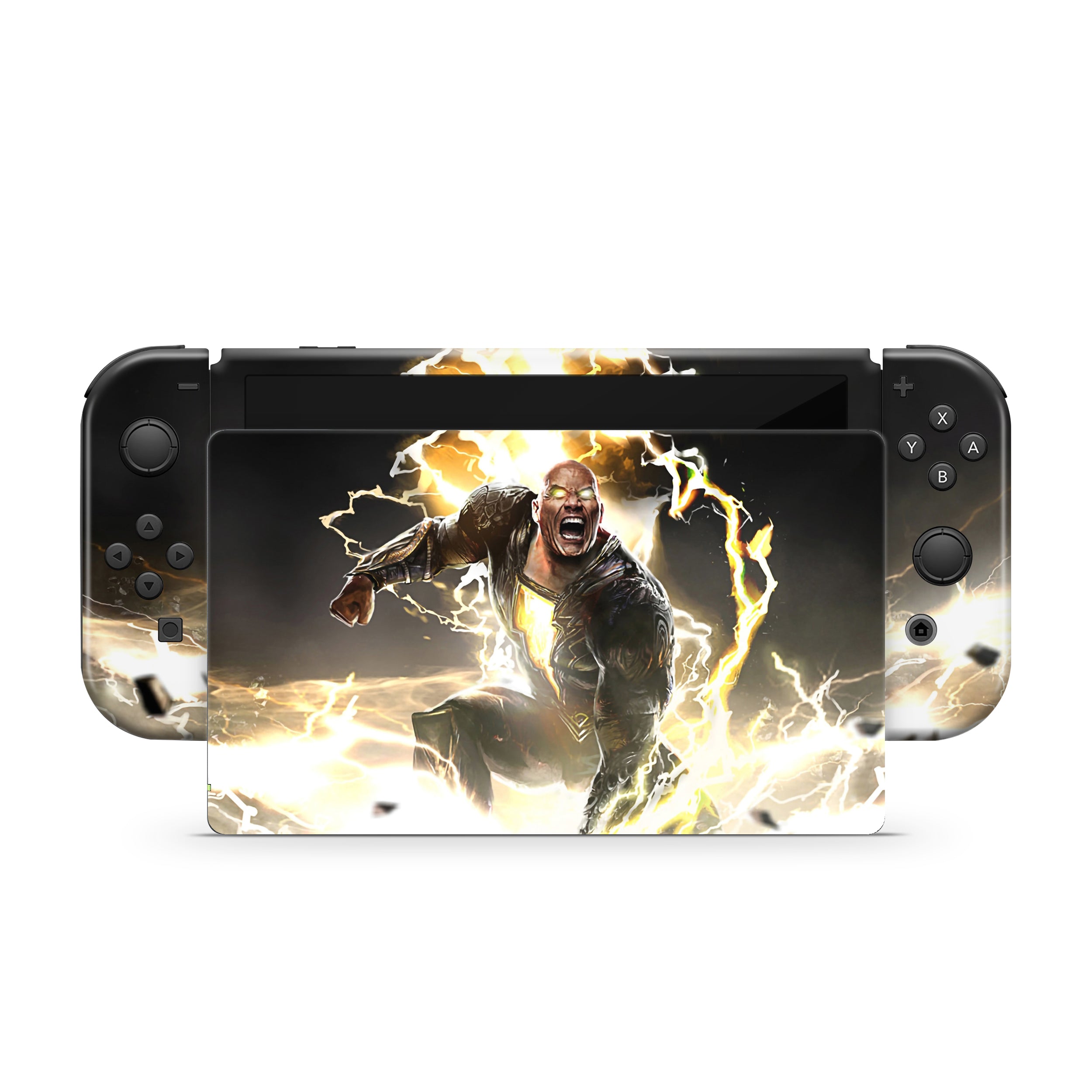 Thunder Tyrant v3 Nintendo Switch OLED Skin - Comics-inspired design