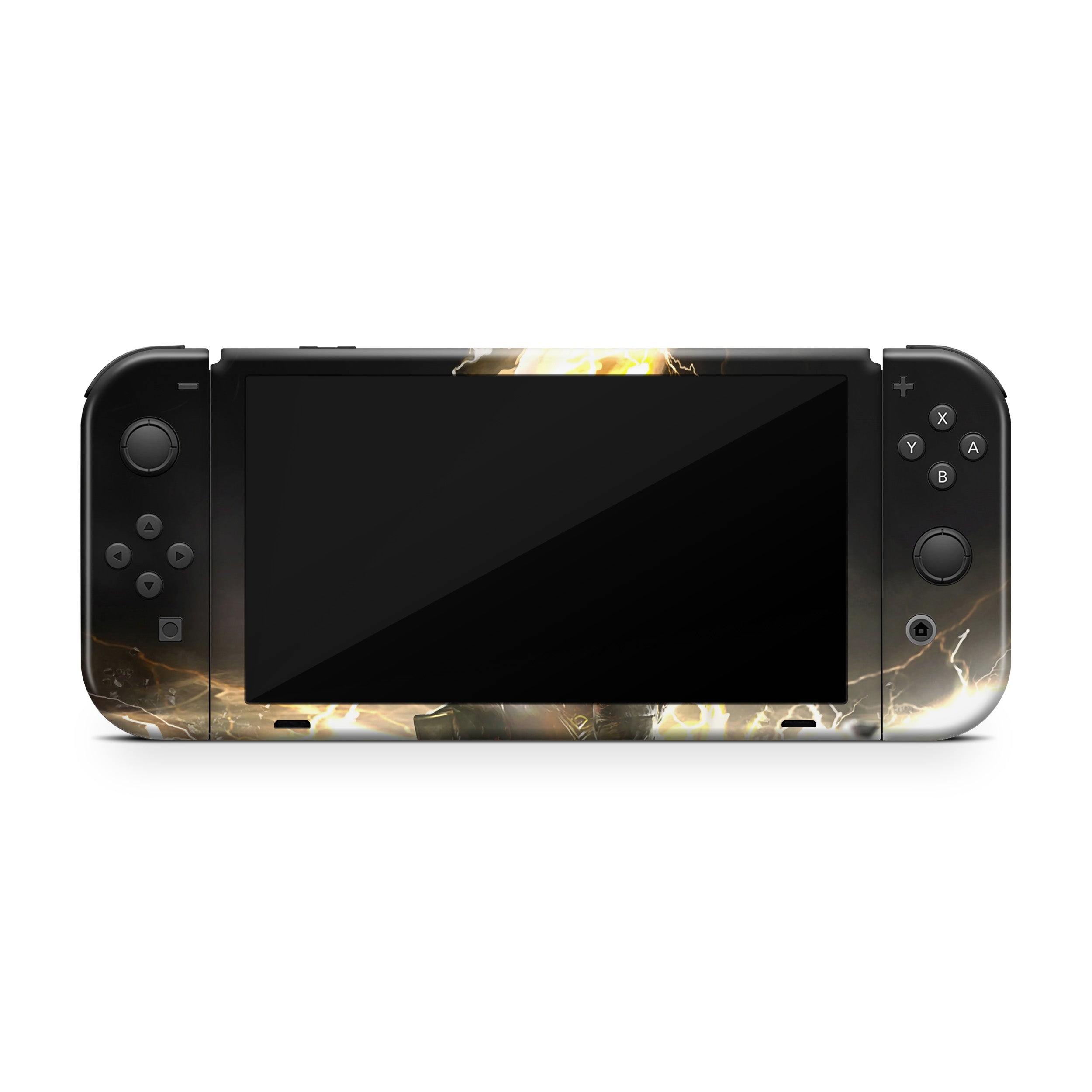 Thunder Tyrant v3 Nintendo Switch OLED Skin - Comics-inspired design