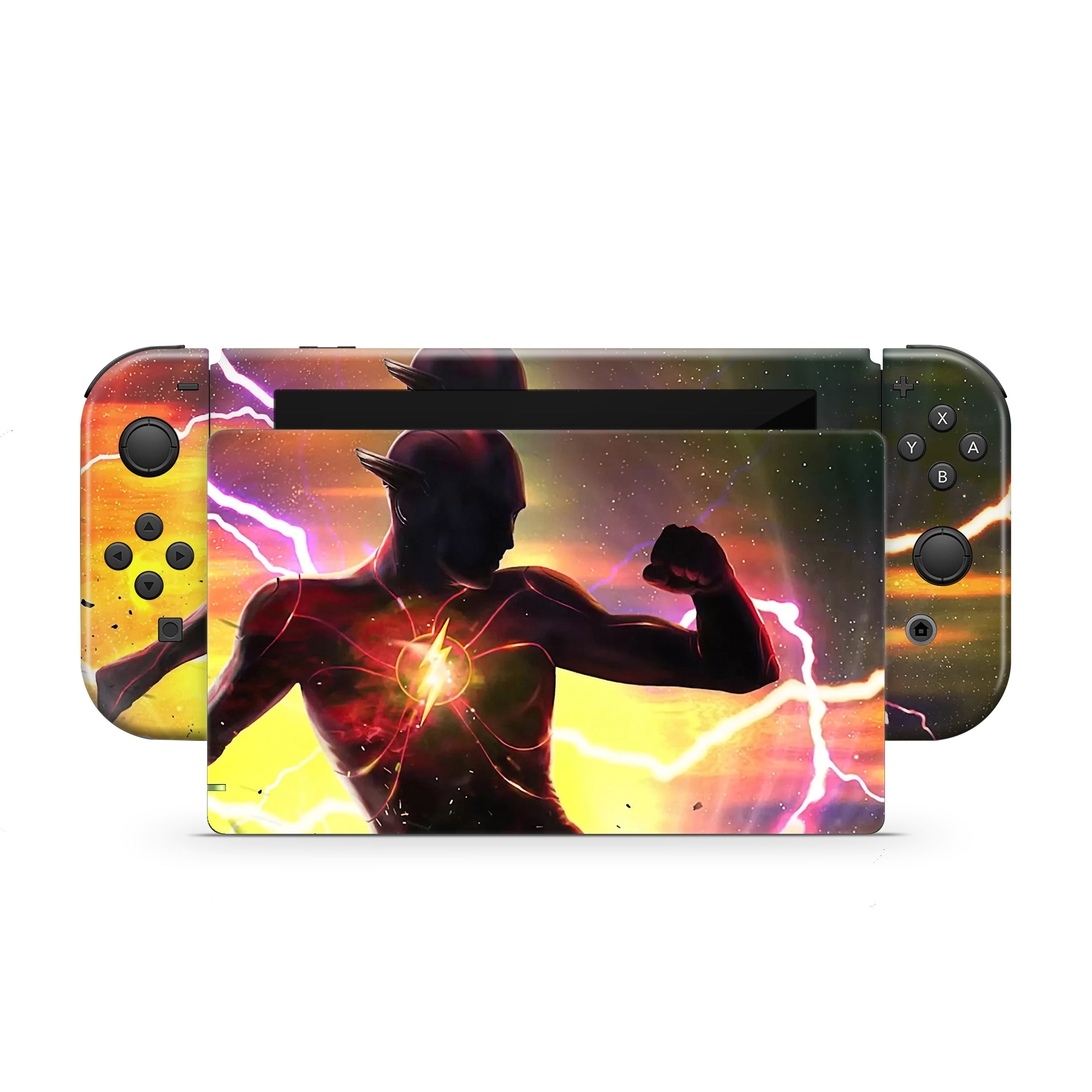 Red Velocity v6 Nintendo Switch Skin - Comics-inspired design