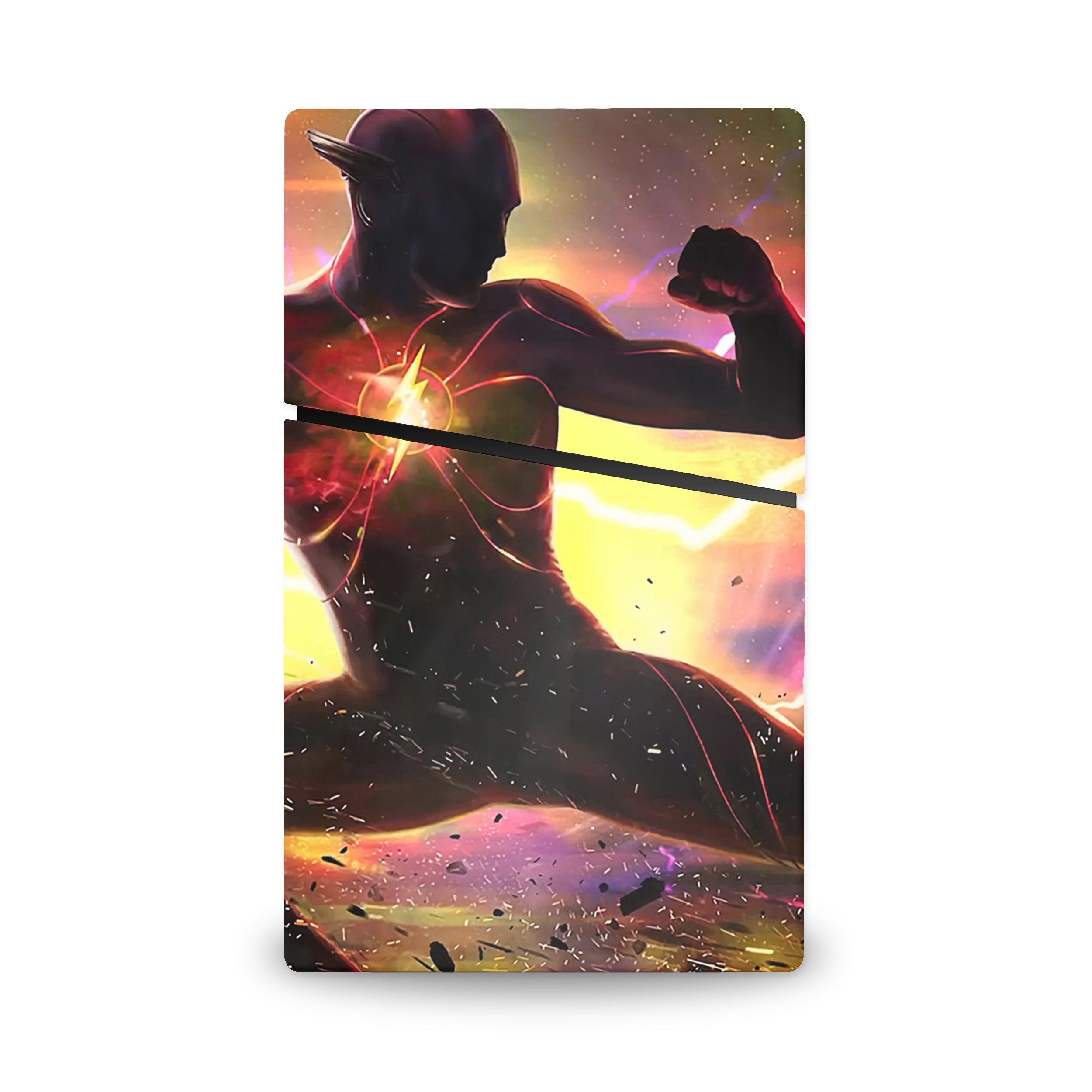 Red Velocity v6 PS5 Slim Digital Skin - Comics-inspired design
