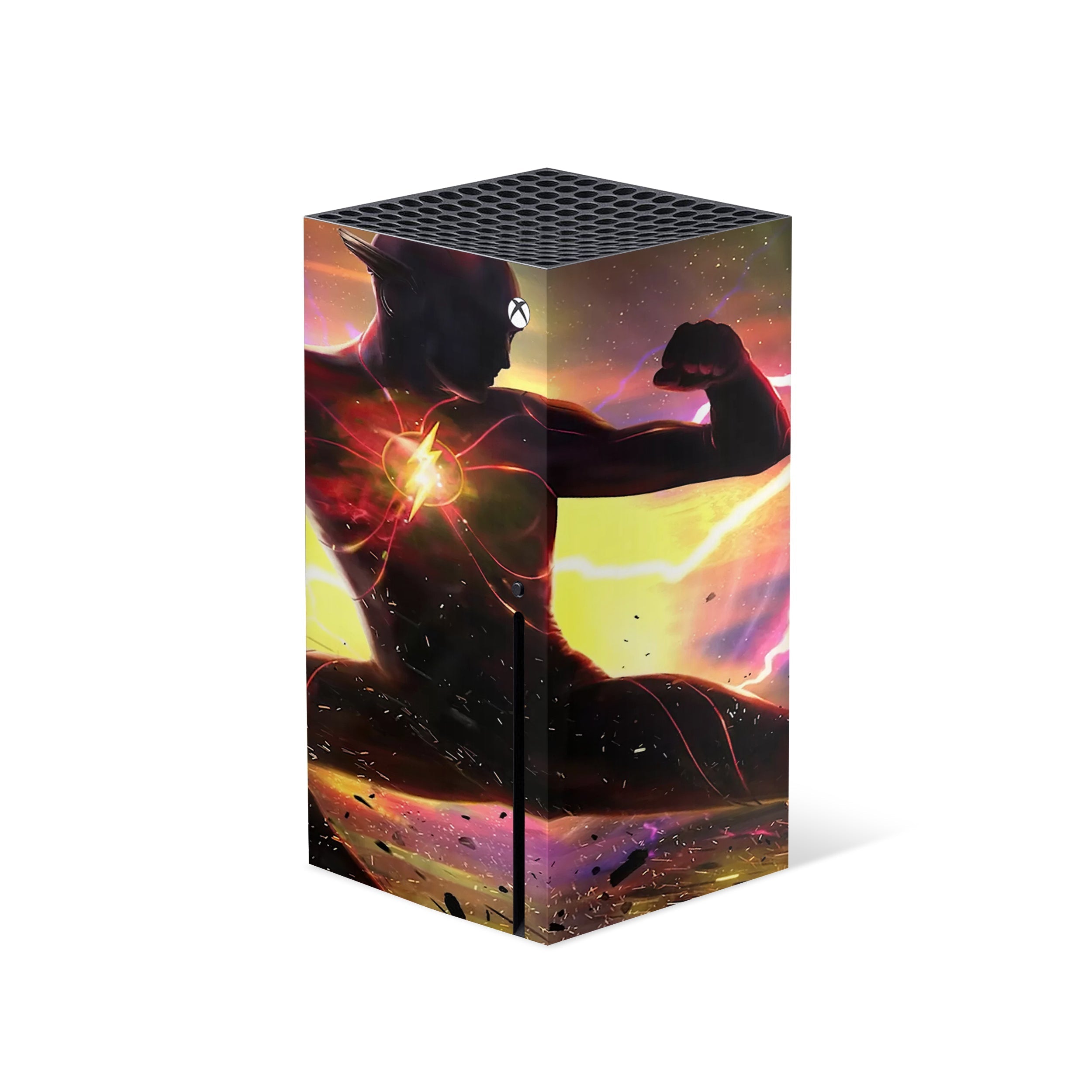 Red Velocity v6 Xbox Series X Skin - Comics-inspired design