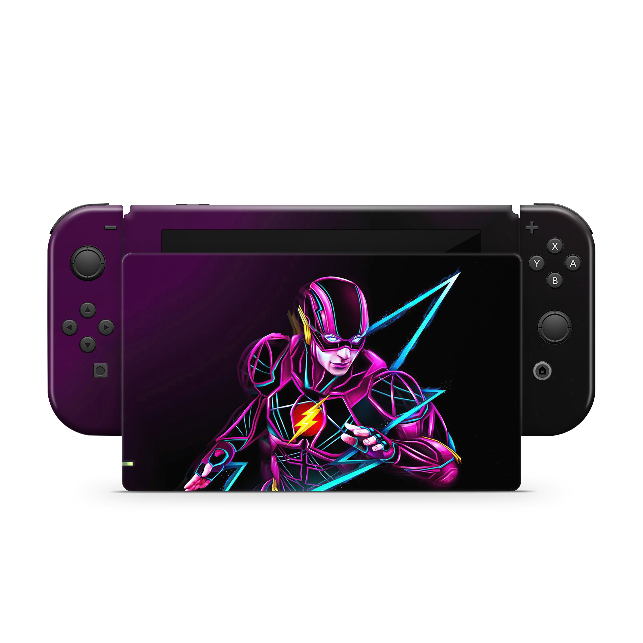 Red Velocity v7 Nintendo Switch Skin - Comics-inspired design