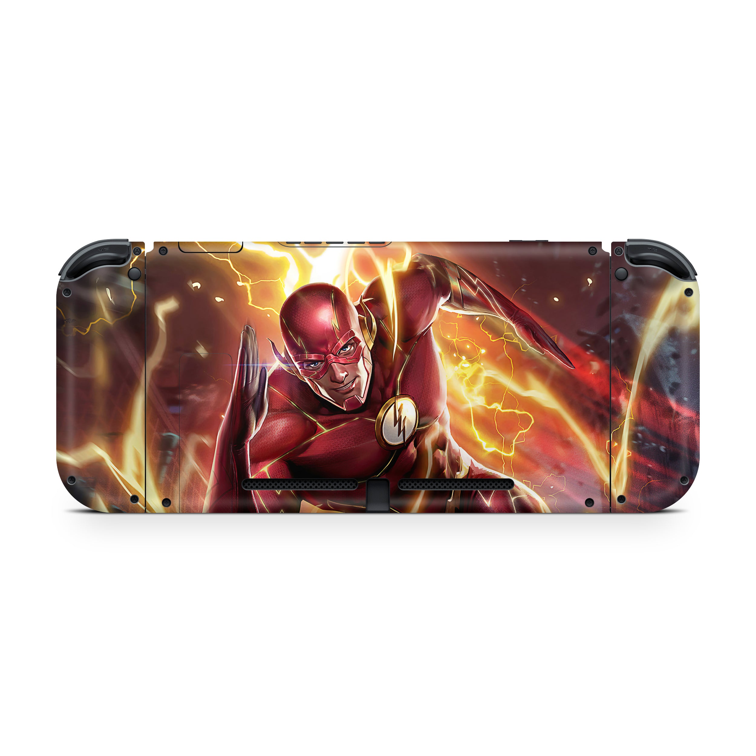 Red Velocity v8 Nintendo Switch Skin - Comics-inspired design