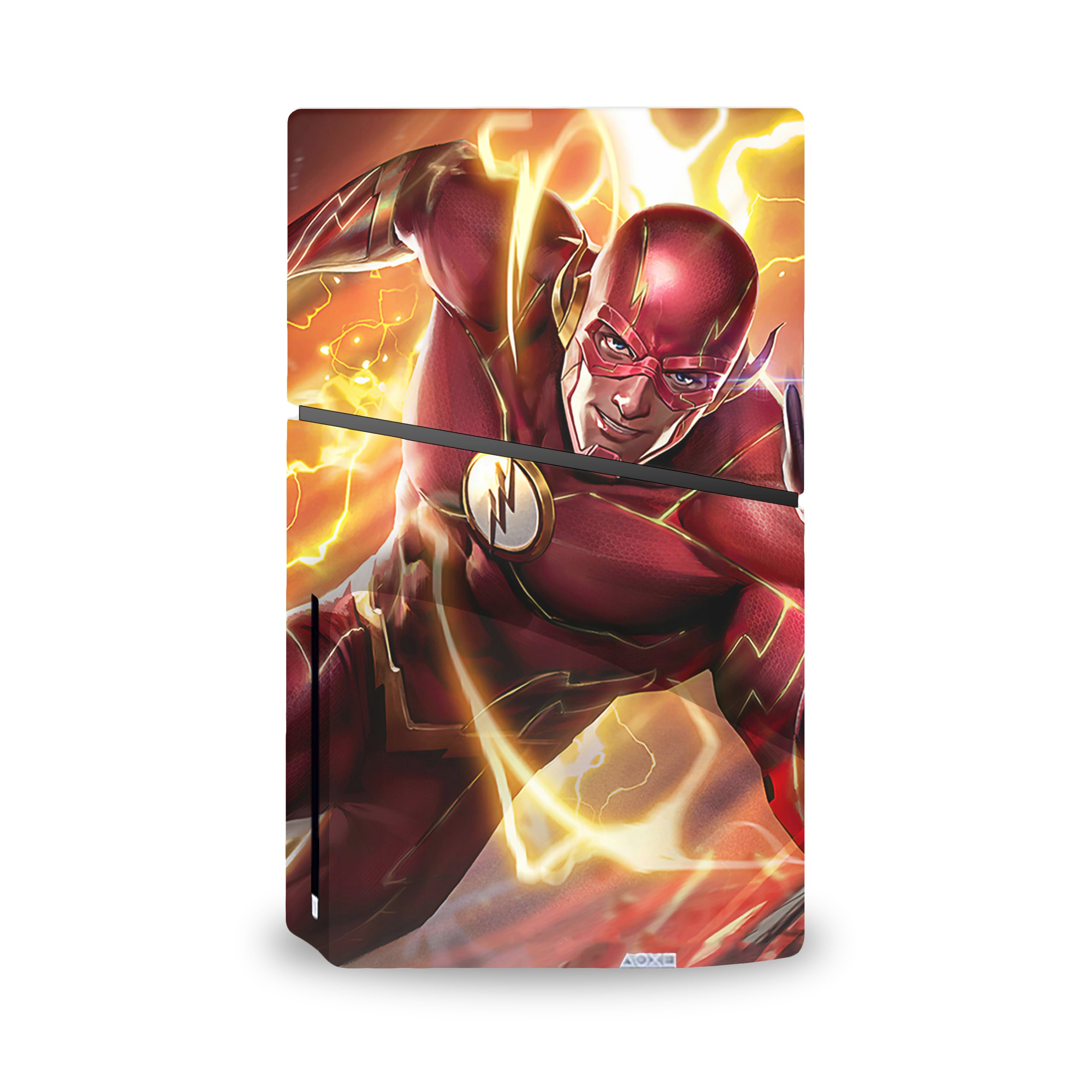 Red Velocity v8 PS5 Slim Skin - Comics-inspired design