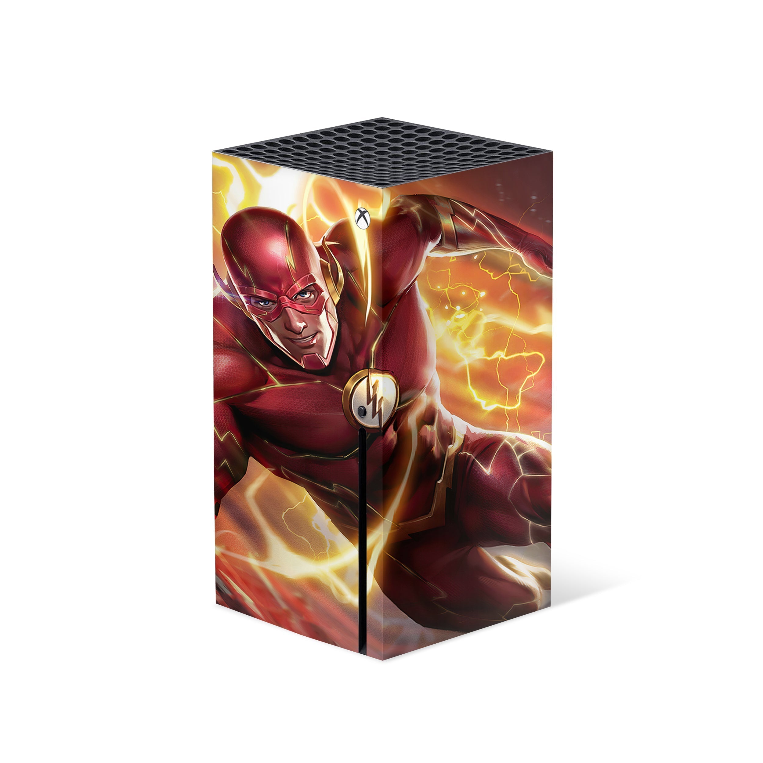 Red Velocity v8 Xbox Series X Skin - Comics-inspired design