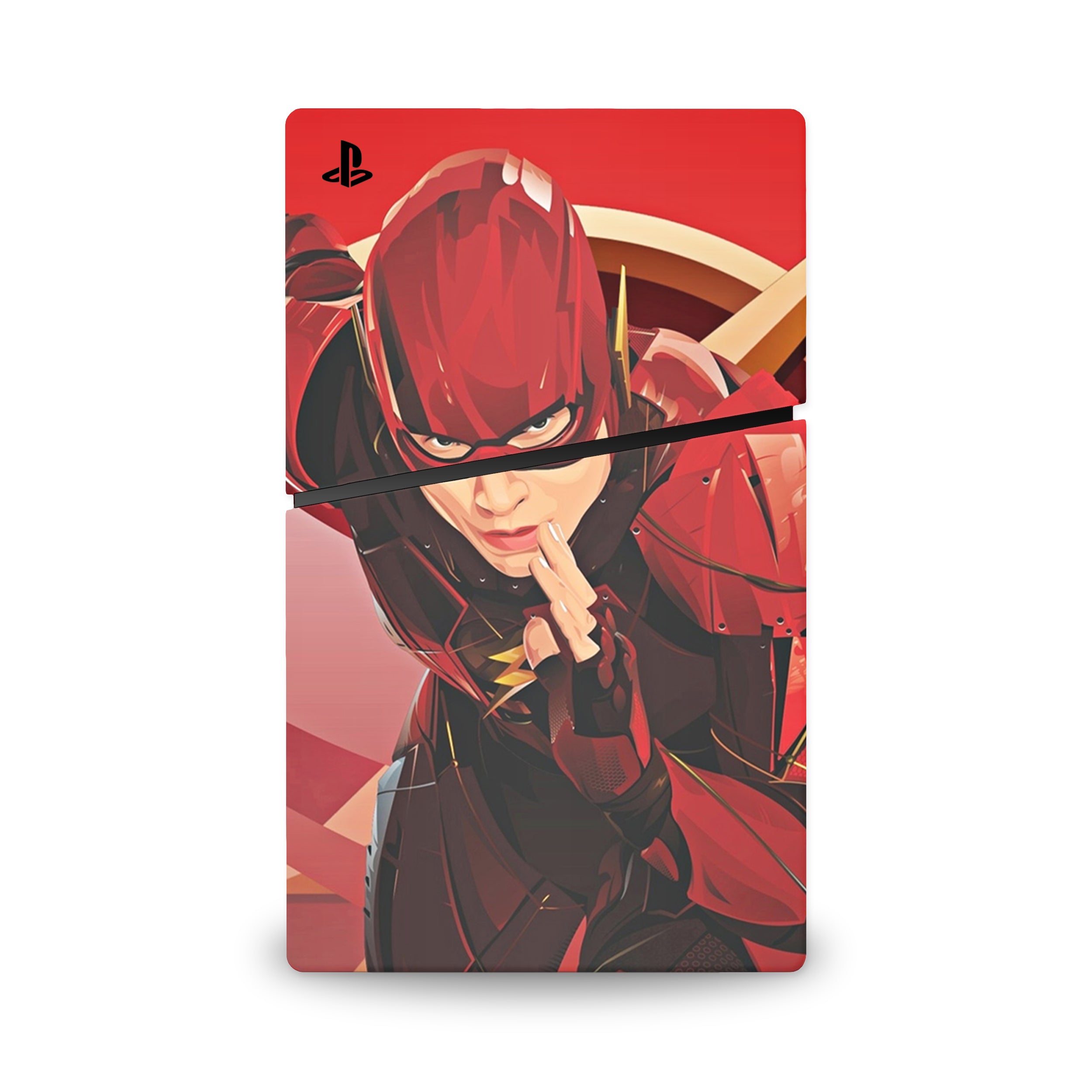 Red Velocity v9 PS5 Slim Digital Skin - Comics-inspired design