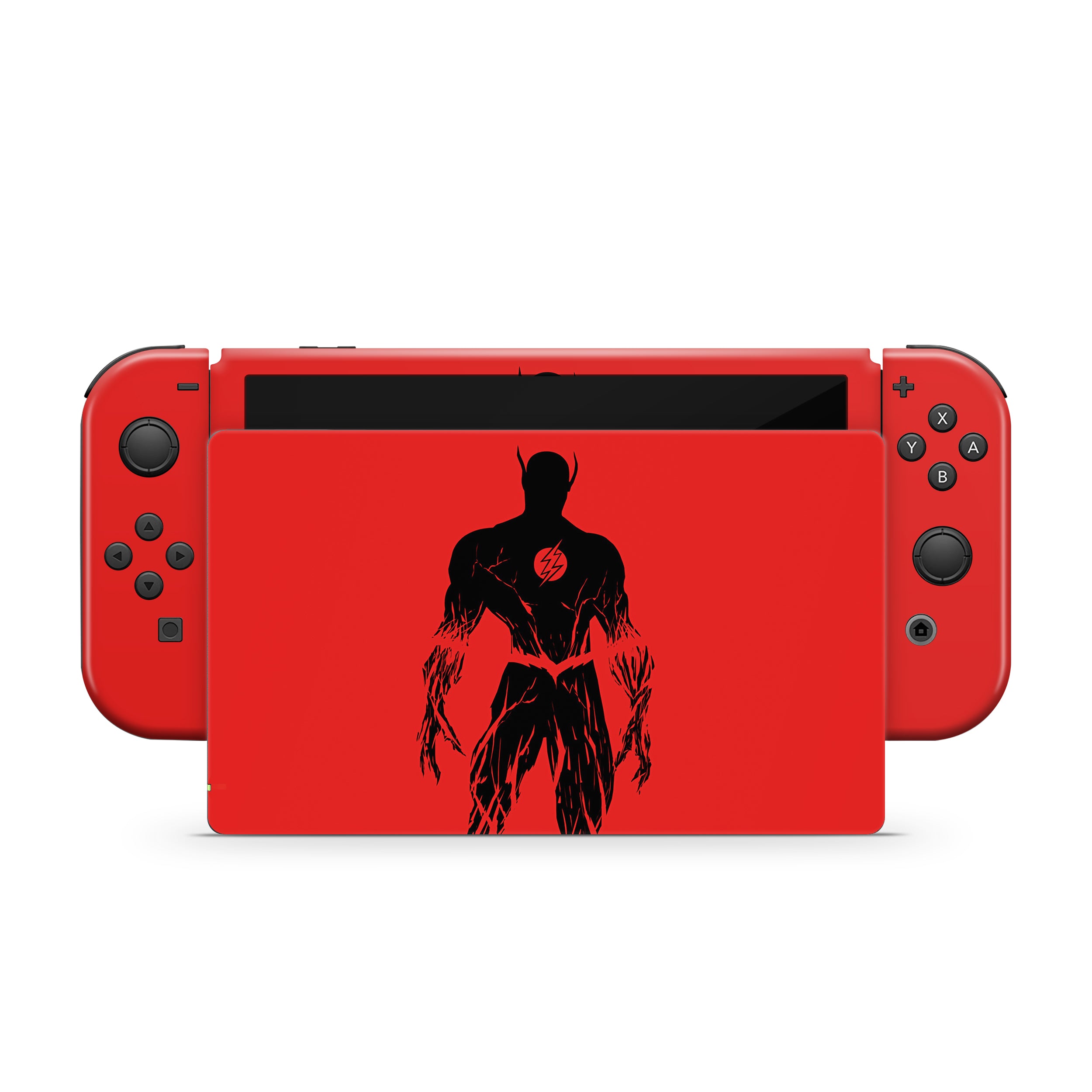 Red Velocity v11 Nintendo Switch OLED Skin - Comics-inspired design