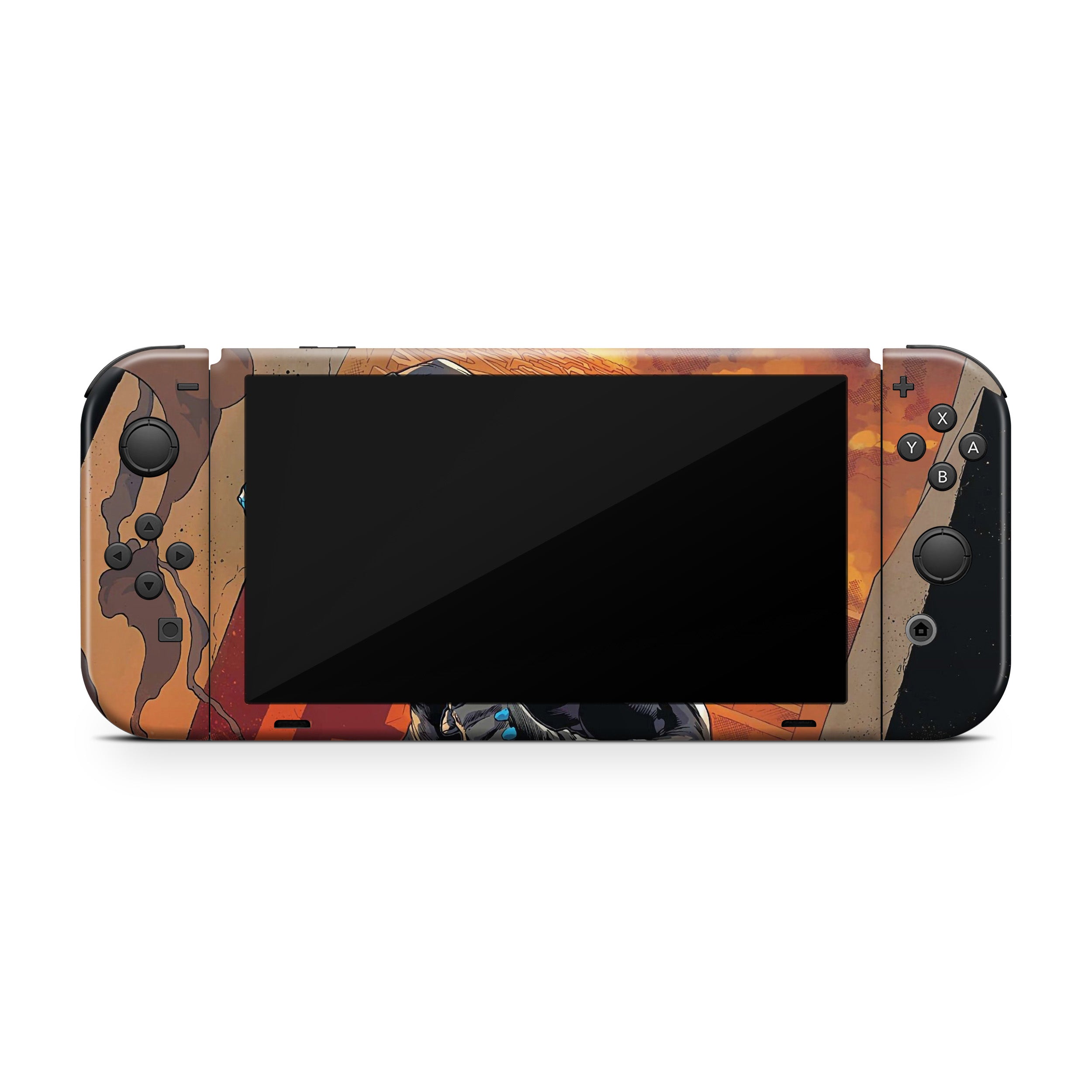 Shadow Vigilante v1 Nintendo Switch OLED Skin - Comics-inspired design